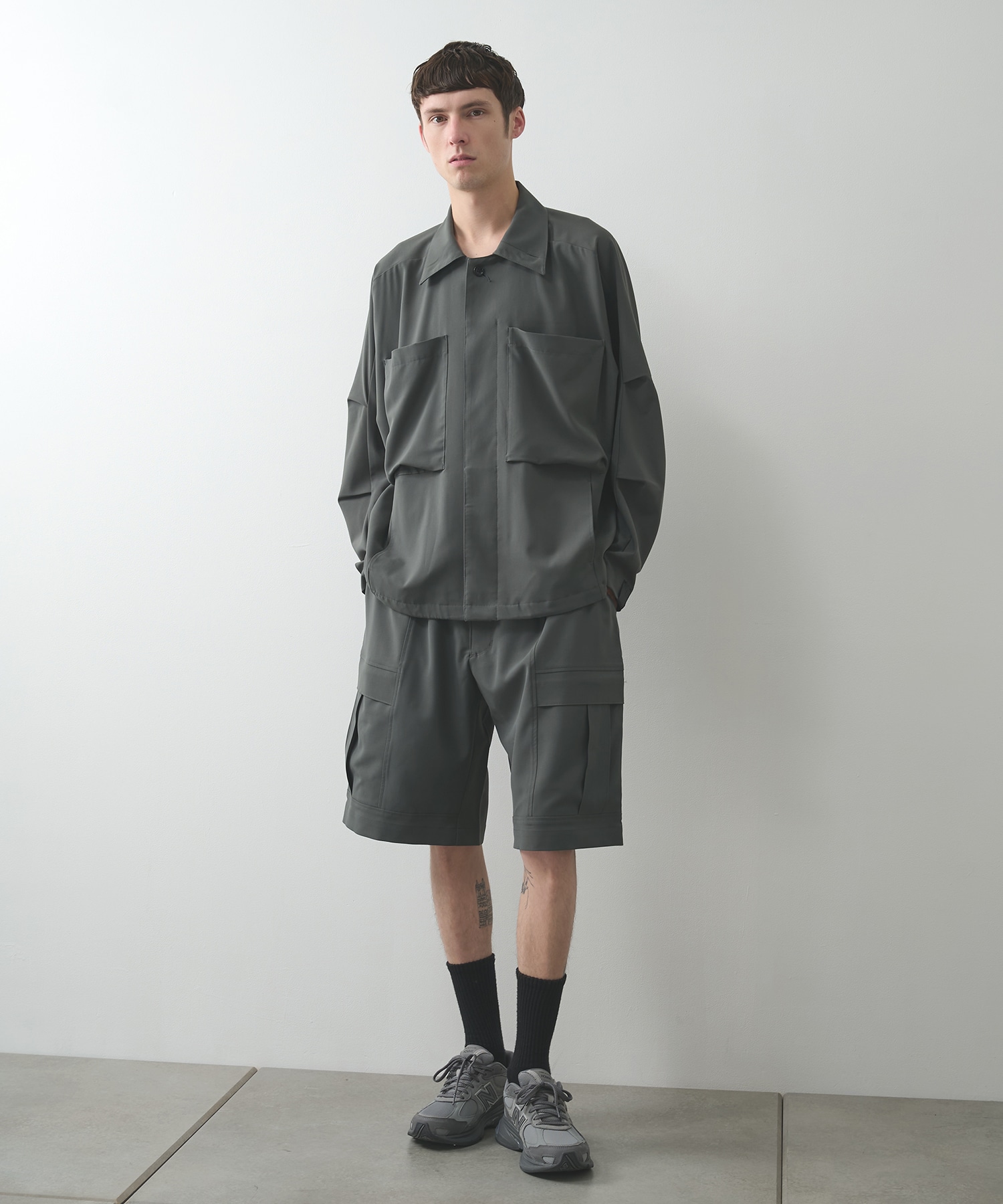 2251-CP50-003 CARGO HALF PANTS N.HOOLYWOOD