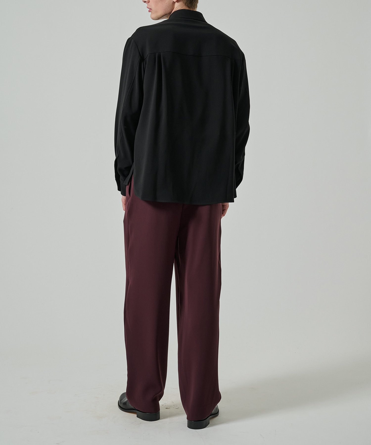 Double Cloth Zip Up L/S Shirt CULLNI