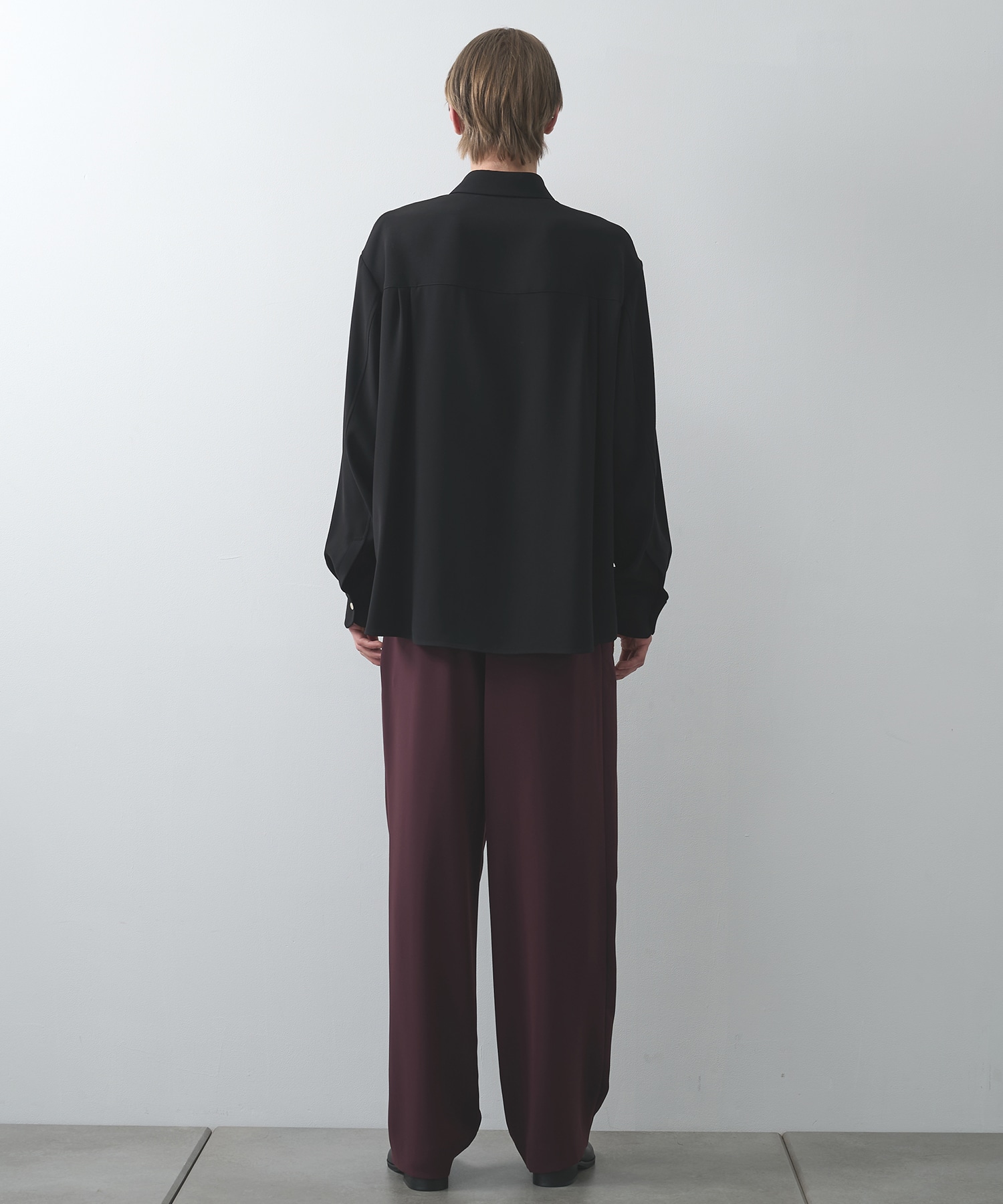 Double Cloth Zip Up L/S Shirt CULLNI