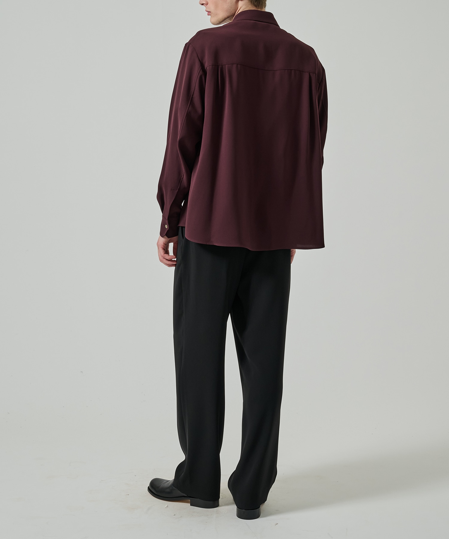 Double Cloth Zip Up L/S Shirt CULLNI