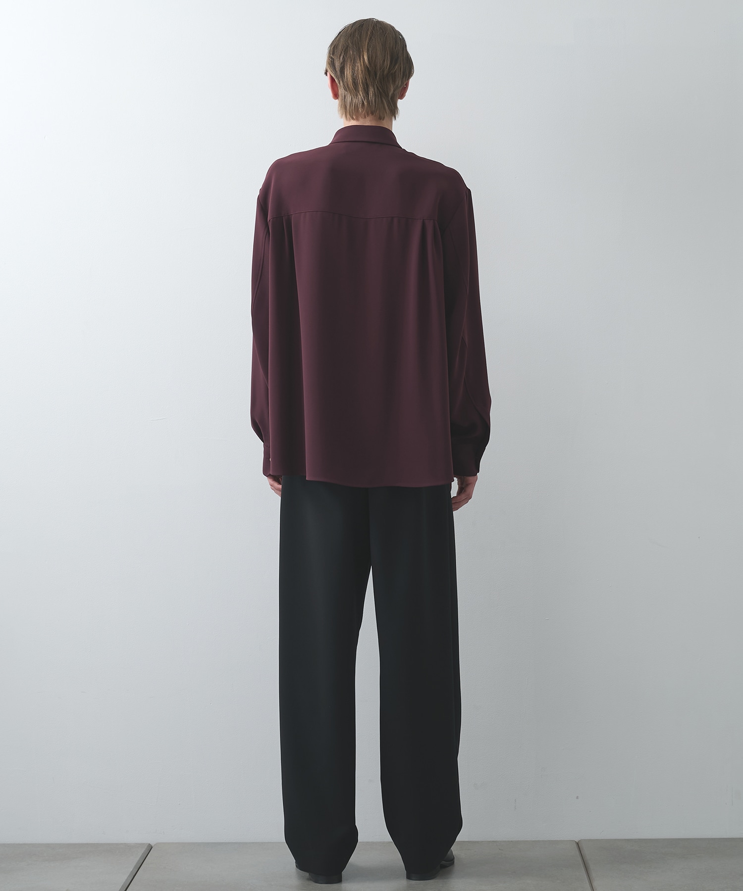 Double Cloth Zip Up L/S Shirt CULLNI