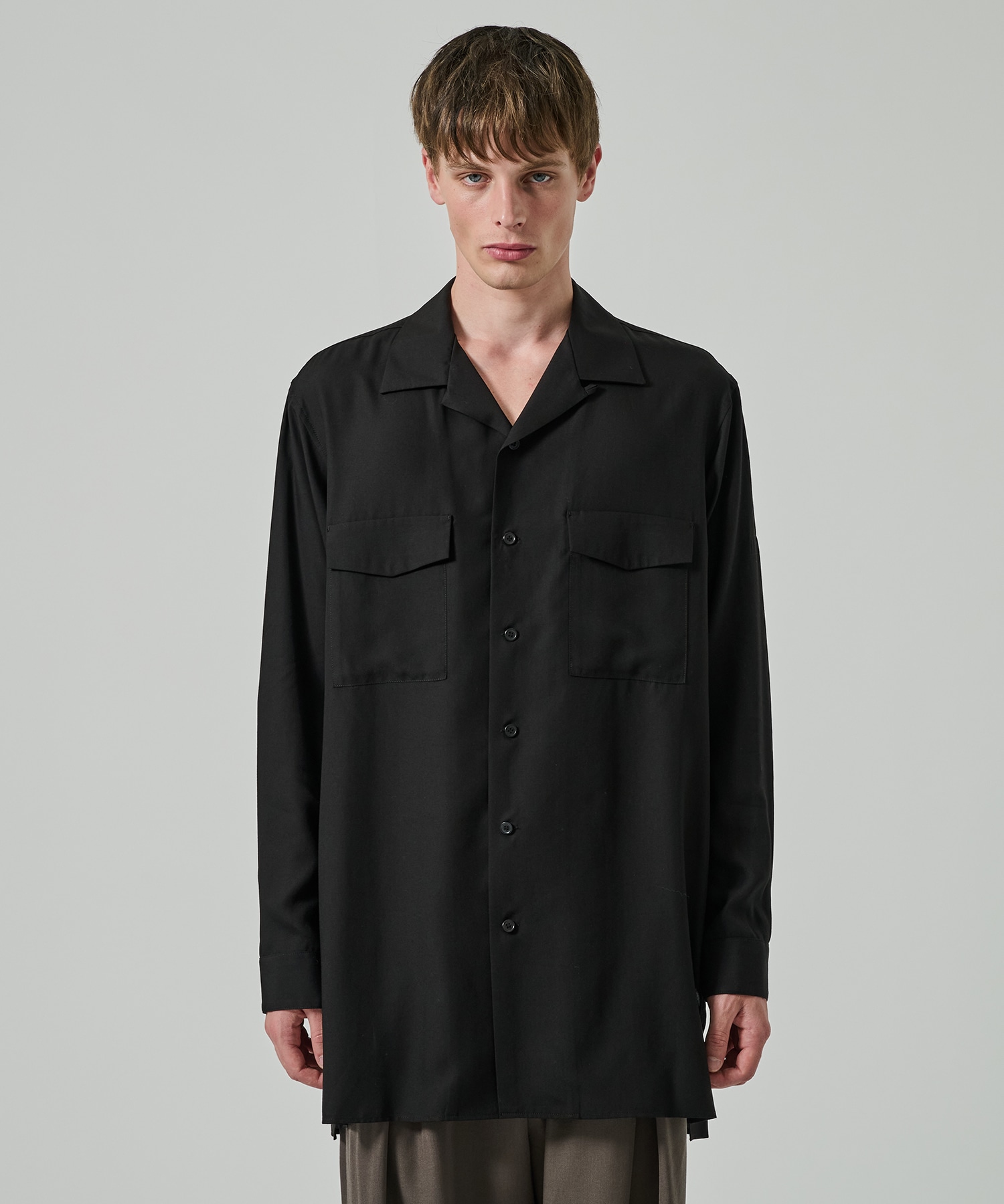 SUIT CDH OPEN COLLAR SHIRT Yohji Yamamoto
