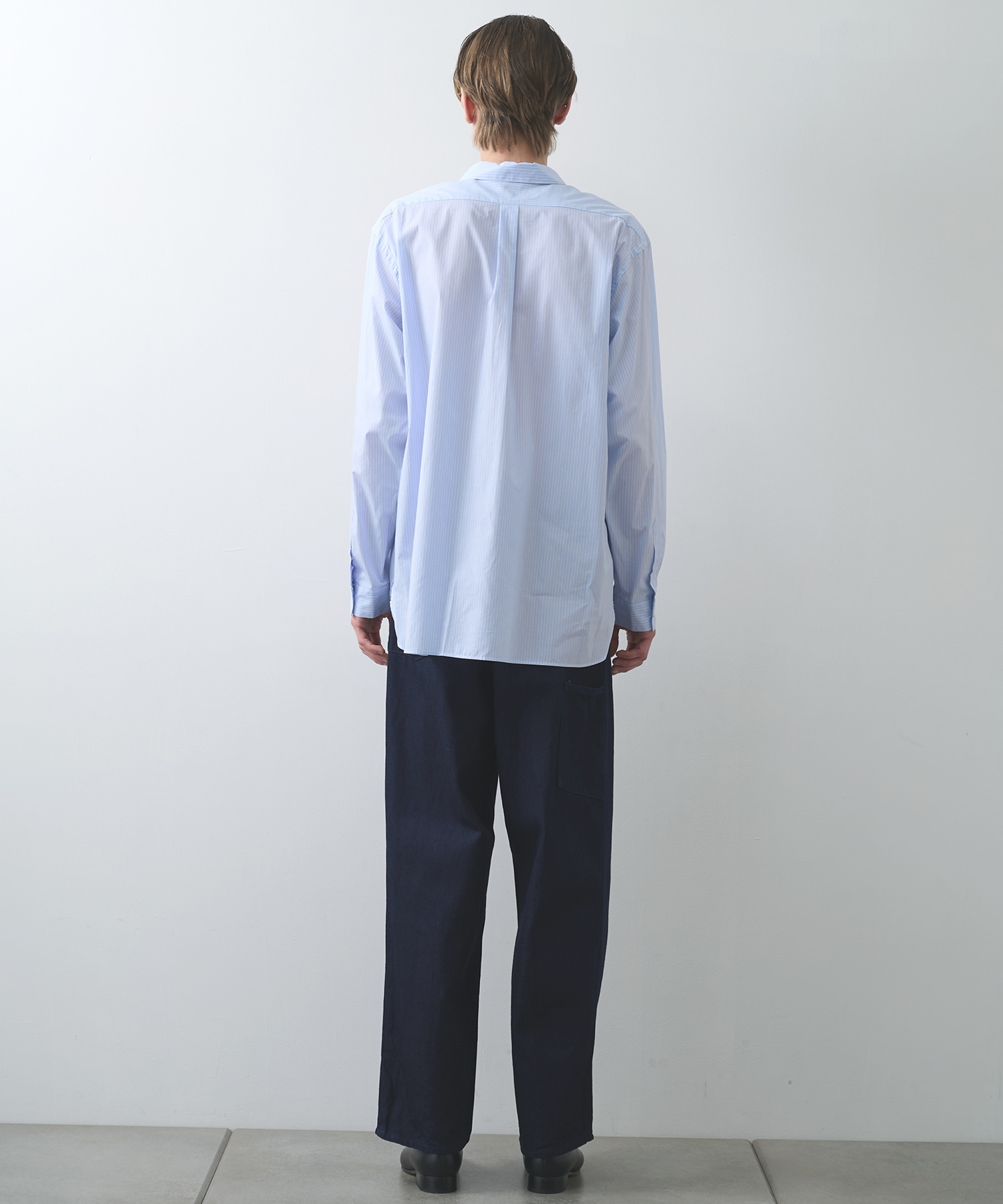 Regular collar stripe shirt STILL BY HAND