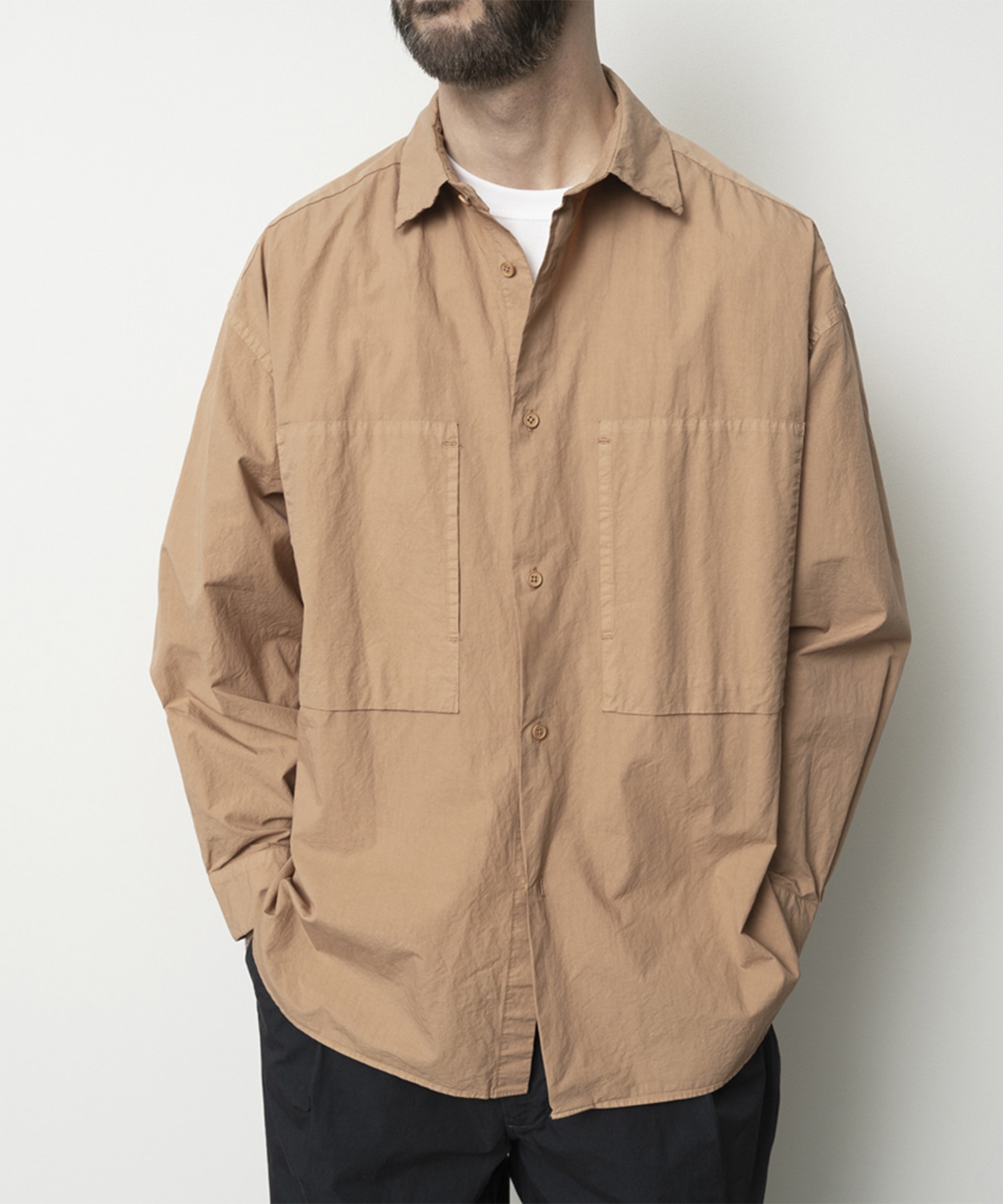 Garment-dye over shirt 