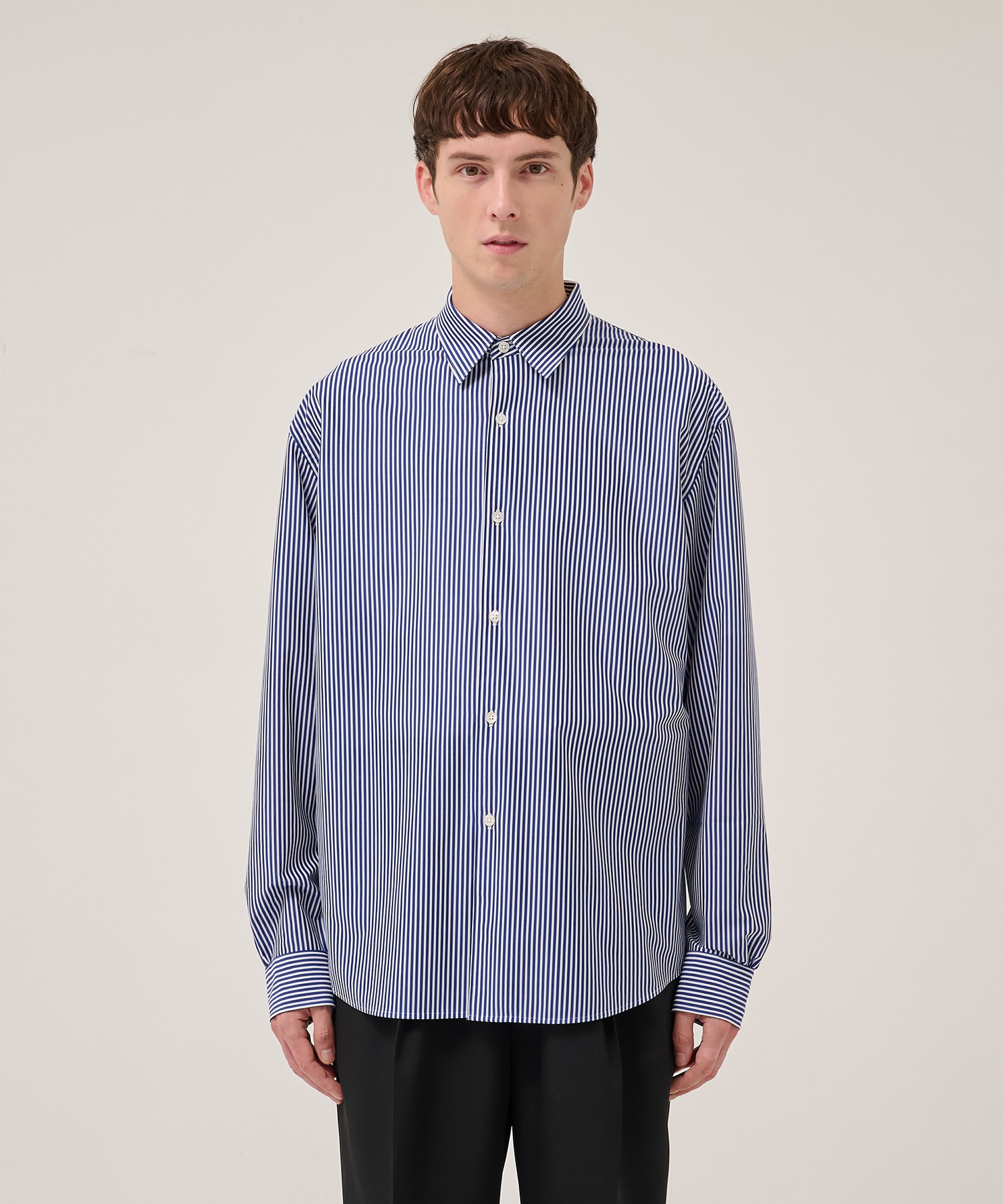 別注 46G Modest Stripe Shirt KANEMASA PHIL.