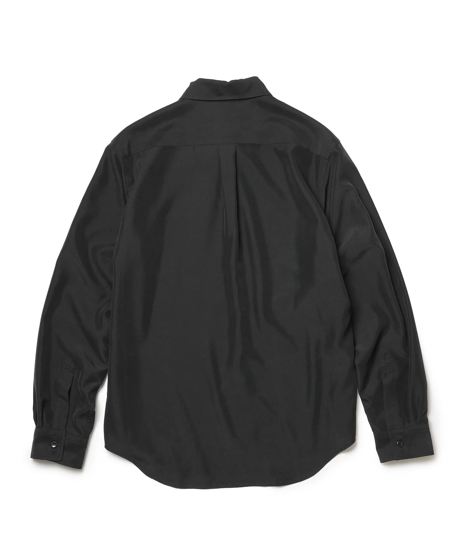 T/R POWDER POPLIN CLOTH /REGULAR COLLAR SHIRT MR.OLIVE