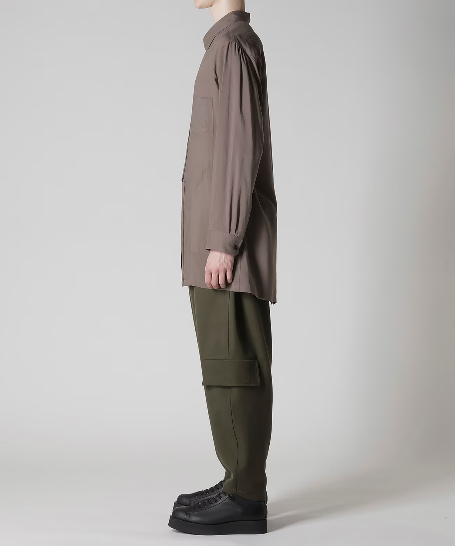 後開き袖ギャザーB Yohji Yamamoto