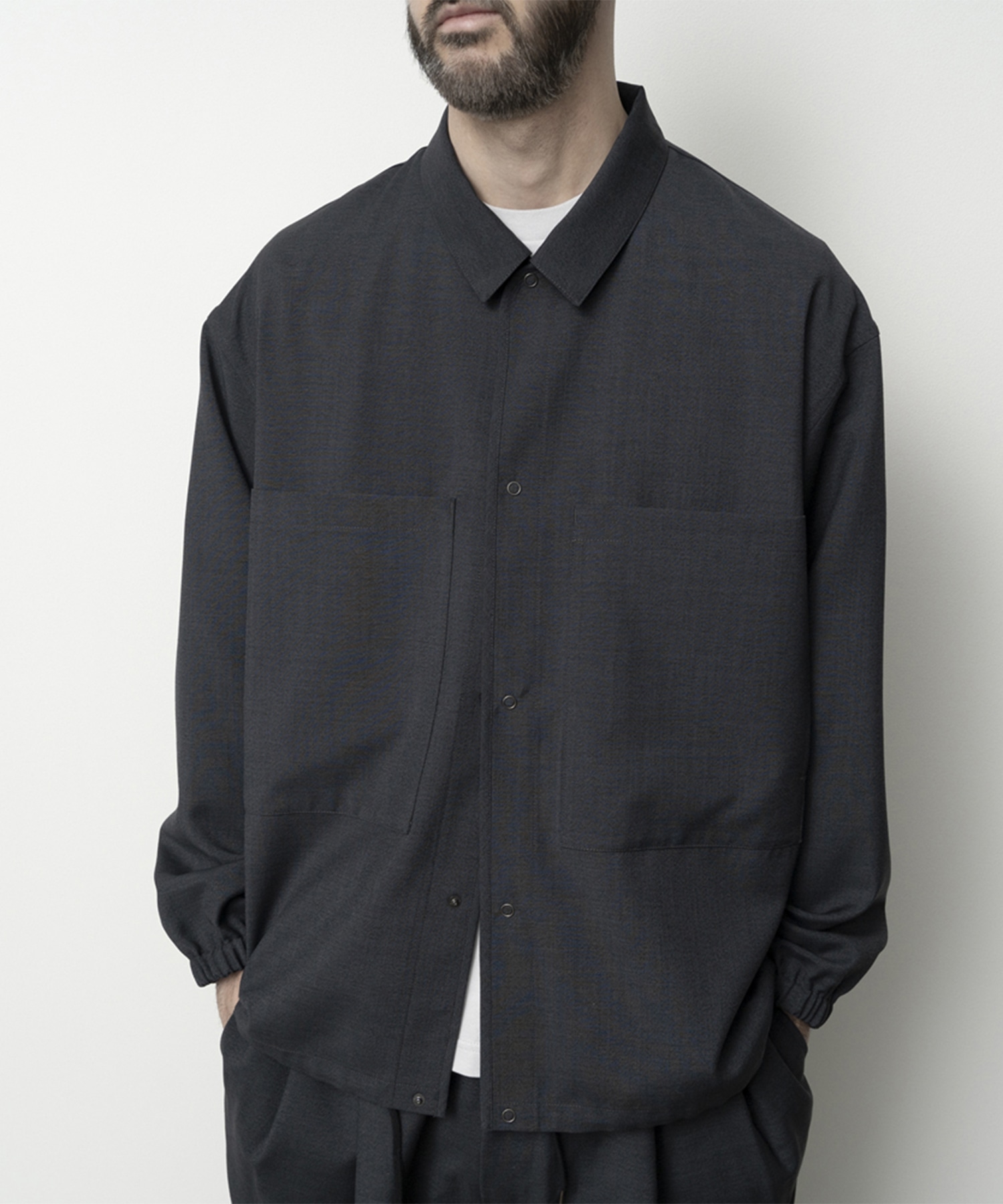 Double pocket shirt jacket STILL BY HAND