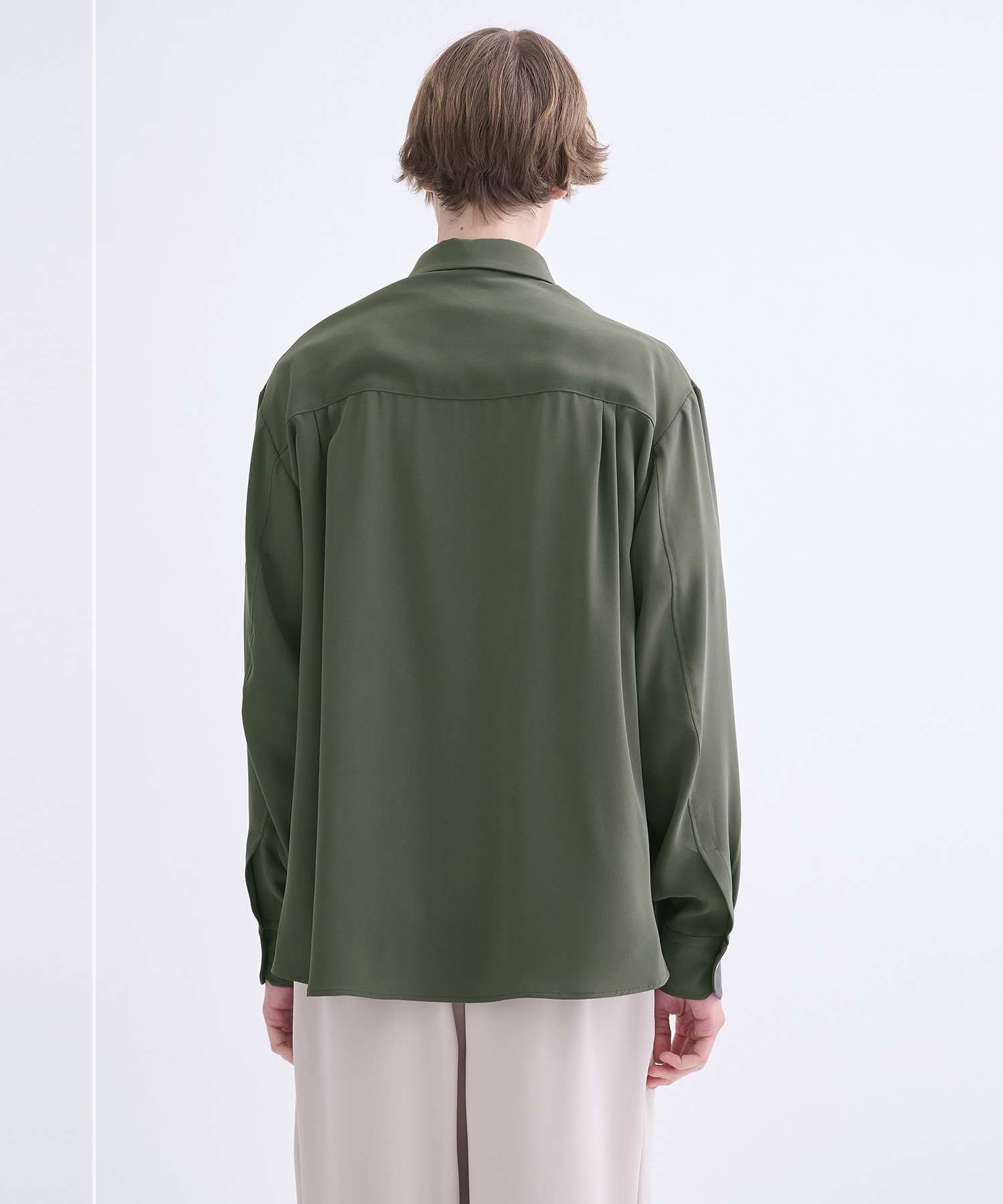 別注 Leather Pocket L/S Shirts CULLNI