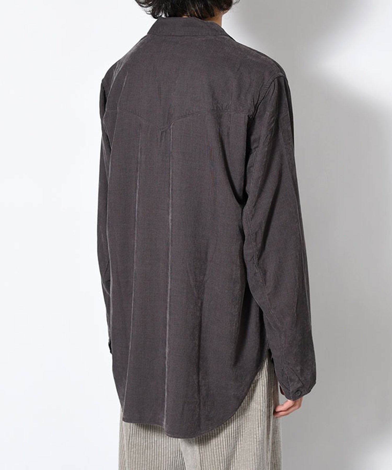LAPEL SHIRTS- 21W Corduroy Sun Fade Processing saby