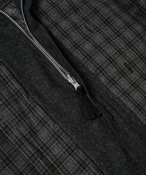 HP-B022-051 L/S BACK CHECK SHIRT COMME des GARCONS HOMME