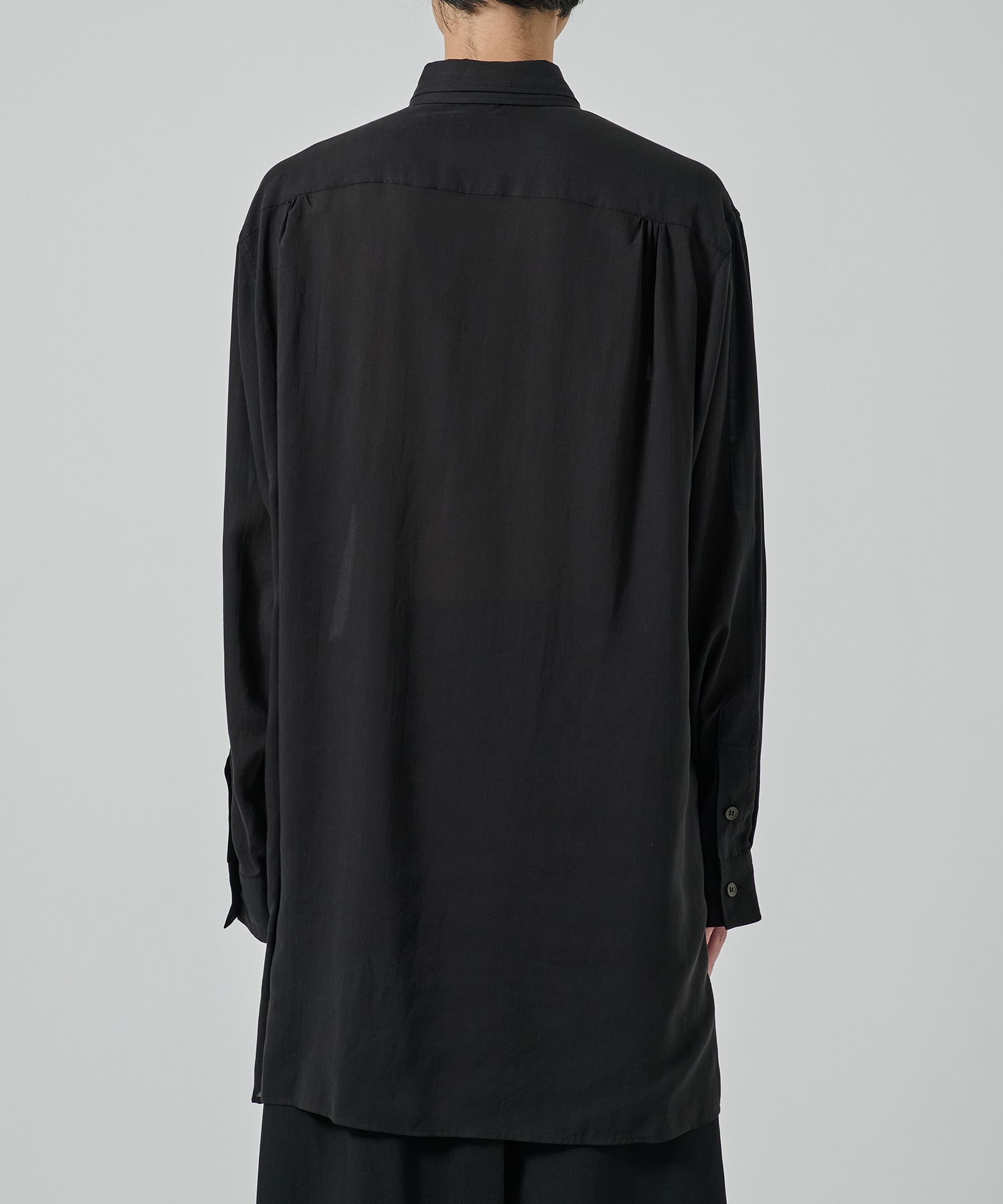 FLORAL PRINT DOUBLE COLLAR SLANTED POCKET SHIRT GroundY