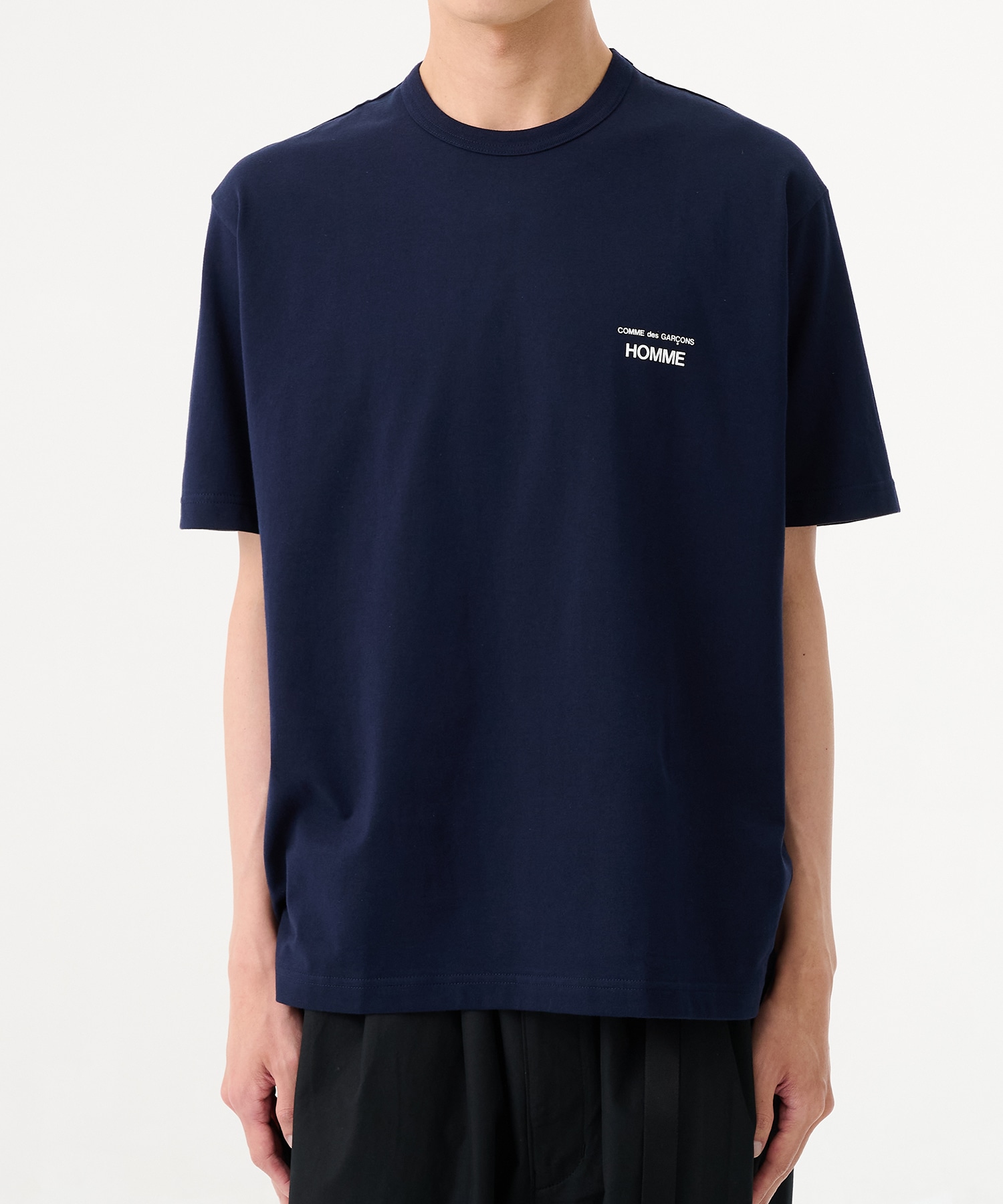 COMME des GARCONS HOMME ロゴプリント 綿天竺 半袖カットソー / HP-T101-051 COMME des GARCONS HOMME