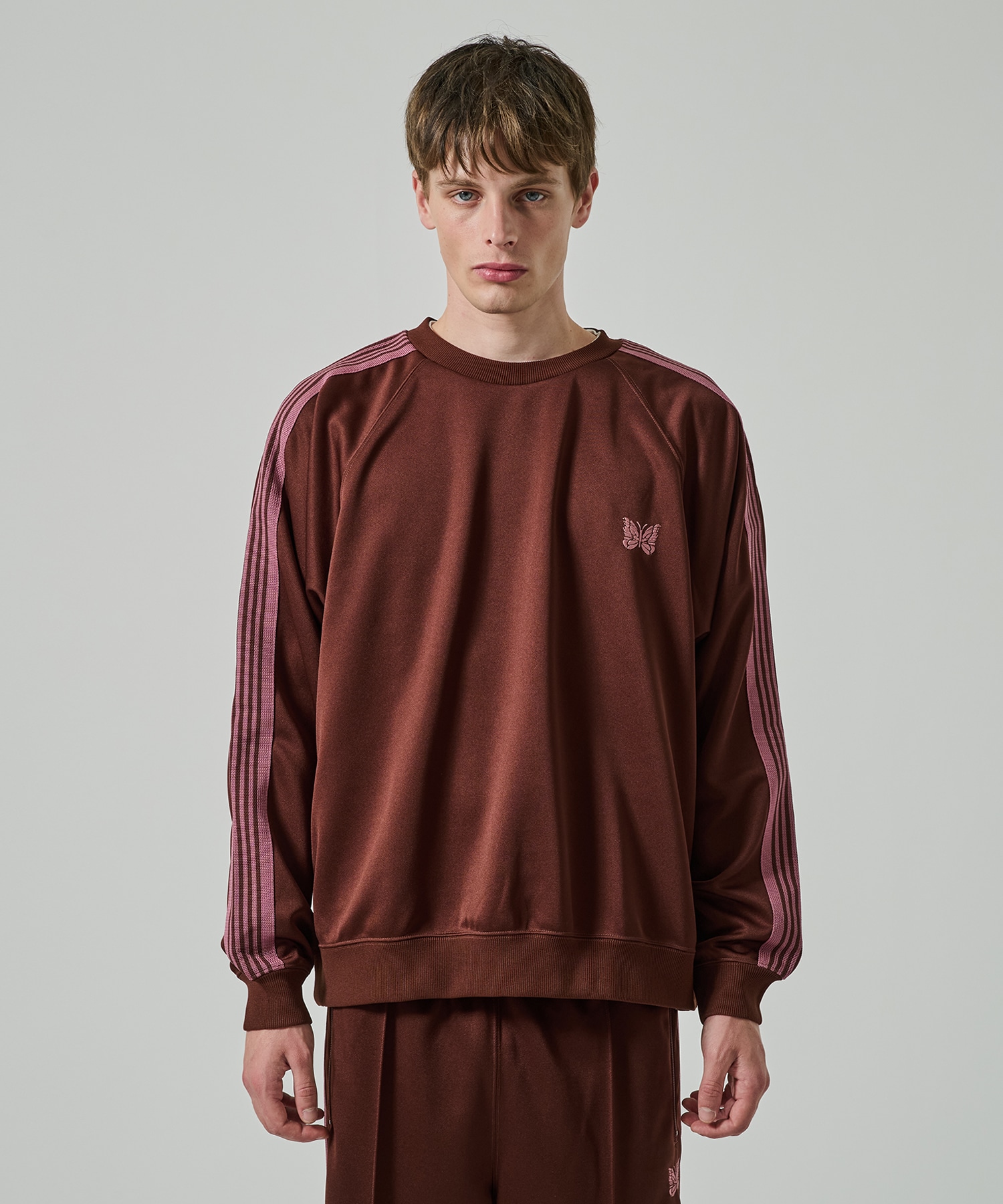 Track Crew Neck Shirt - Poly Smooth NEEDLES