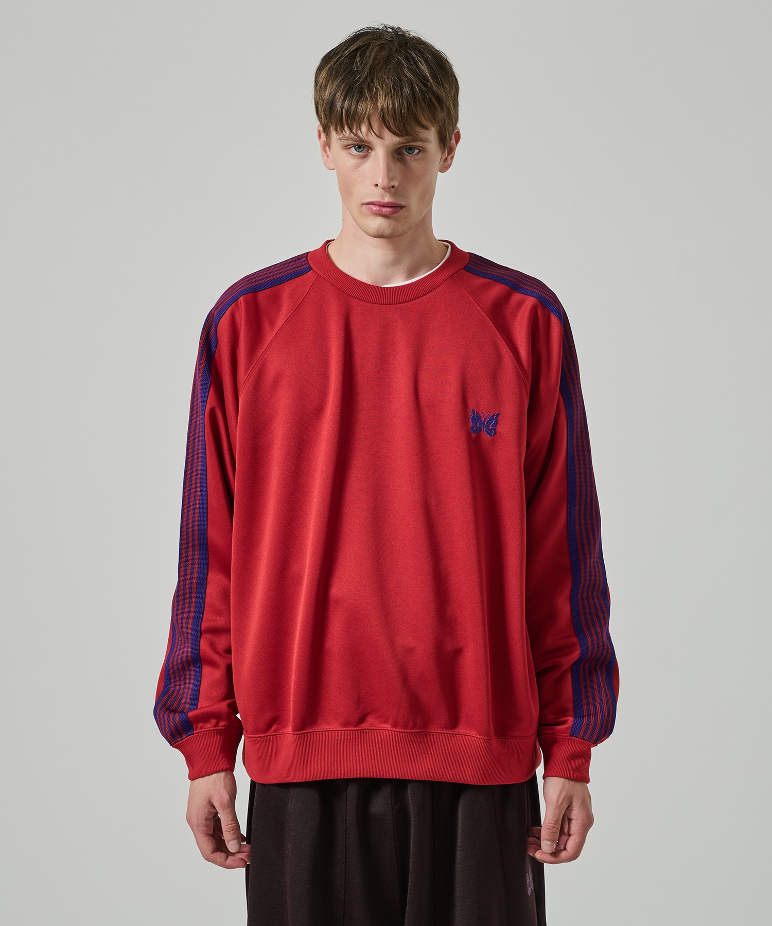 Track Crew Neck Shirt - Poly Smooth NEEDLES