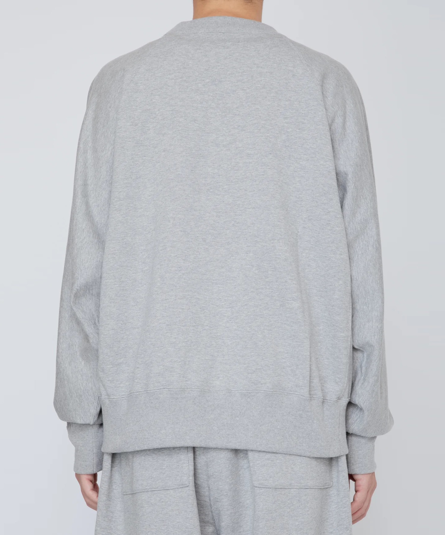 ONE-SIDE KIMONO SLEEVE SWEATSHIRT_LOOSE FIT RAINMAKER