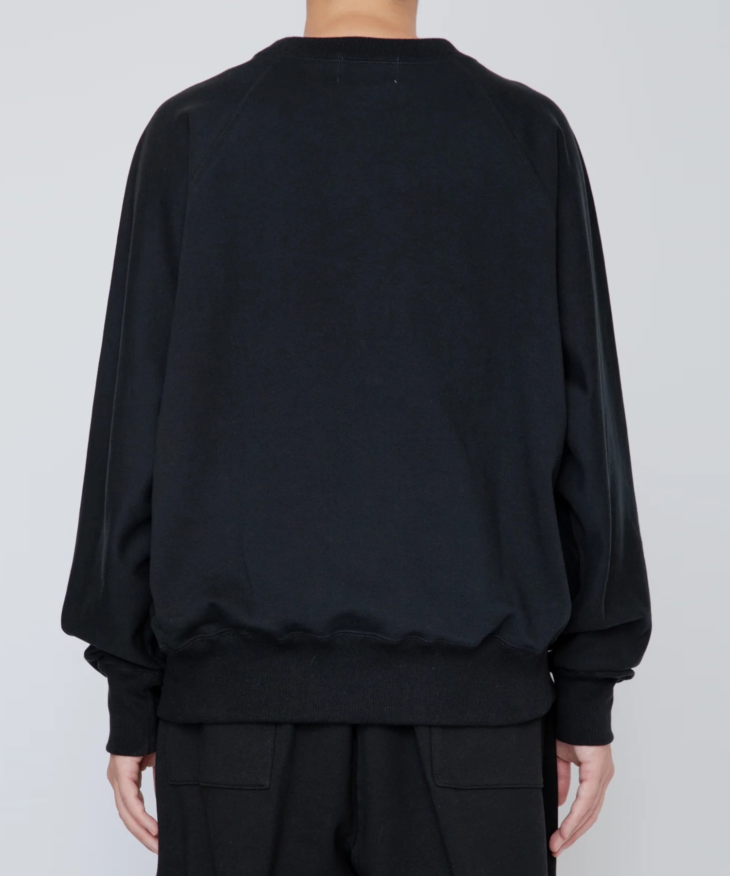 ONE-SIDE KIMONO SLEEVE SWEATSHIRT_LOOSE FIT RAINMAKER
