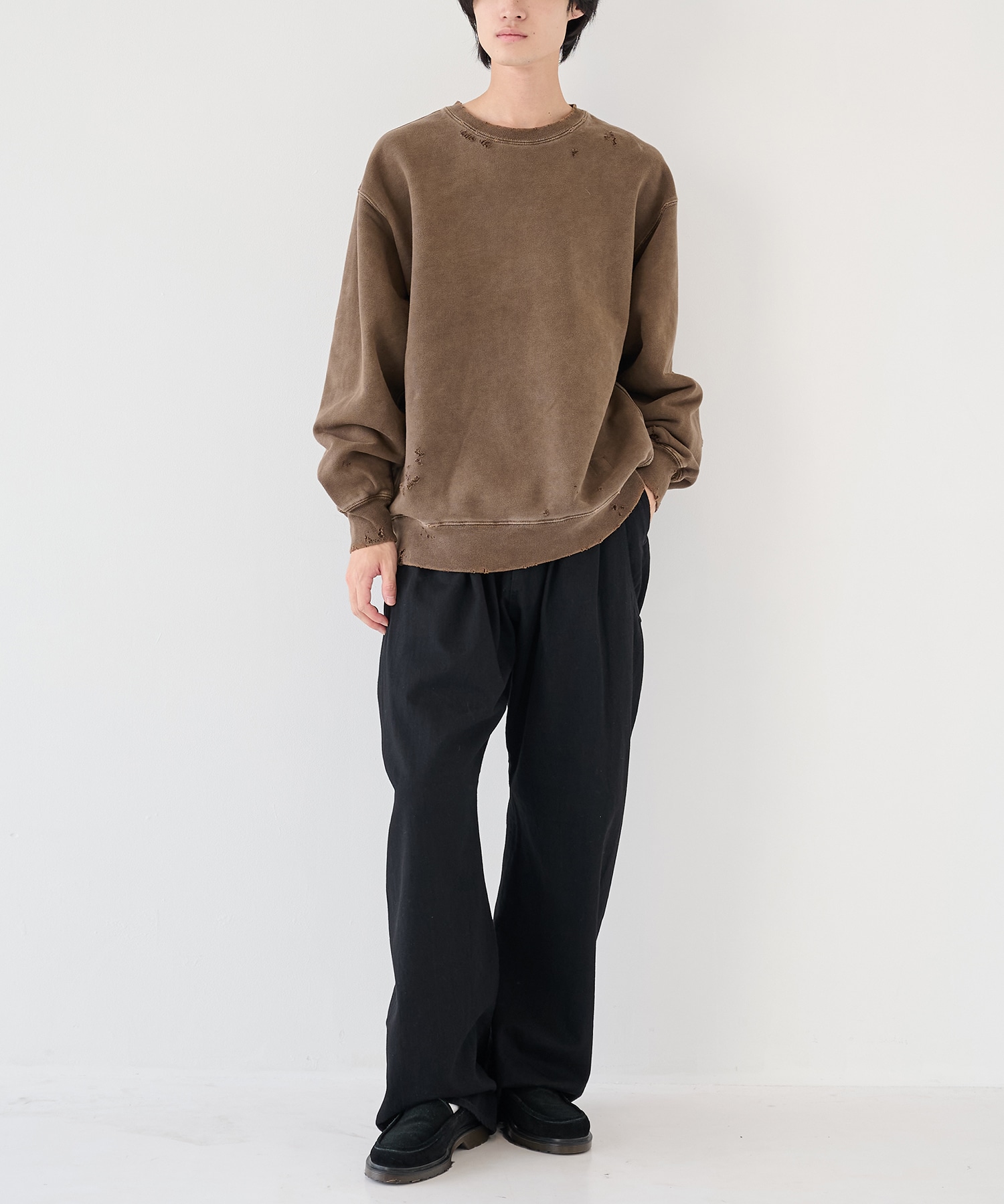 DAMAGE PIGMENT SWEAT CREW JieDa