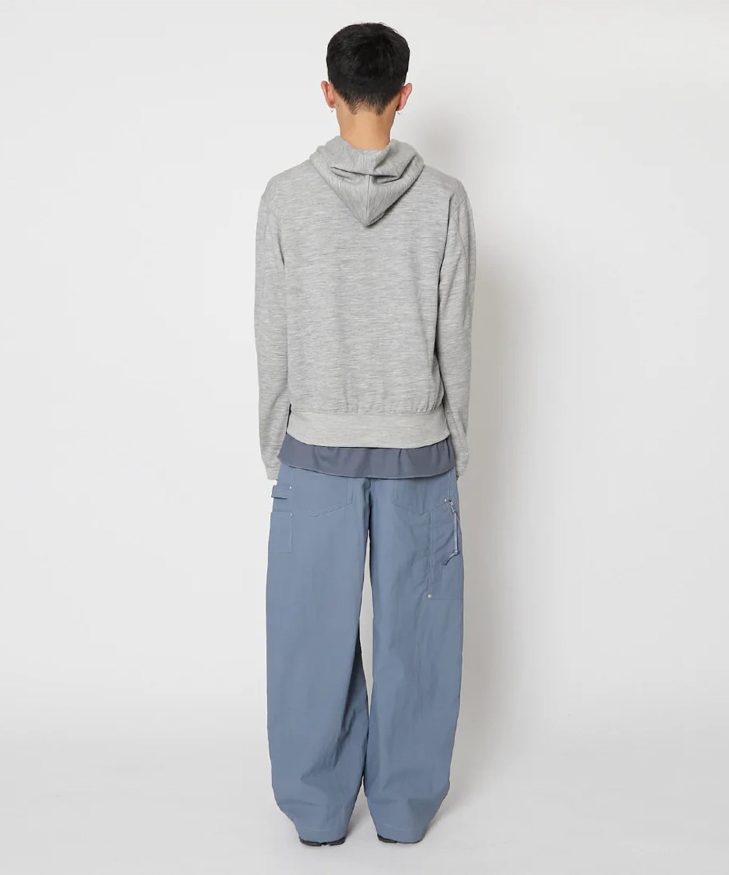 Super 140s /130s Melino Wool Zip Up Parka Product Twelve