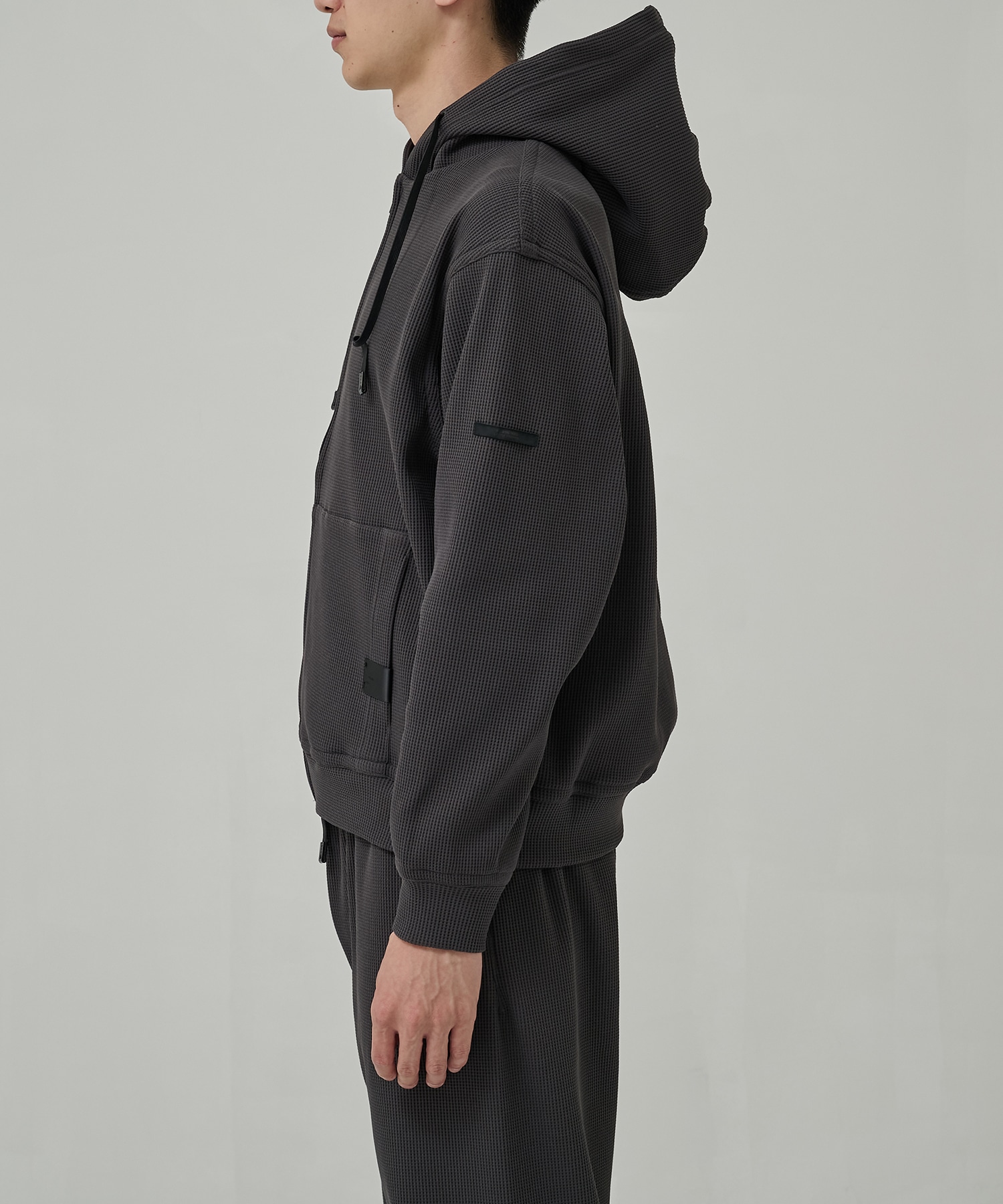 別注 WAFFLE ZIP UP HOODIE N.HOOLYWOOD