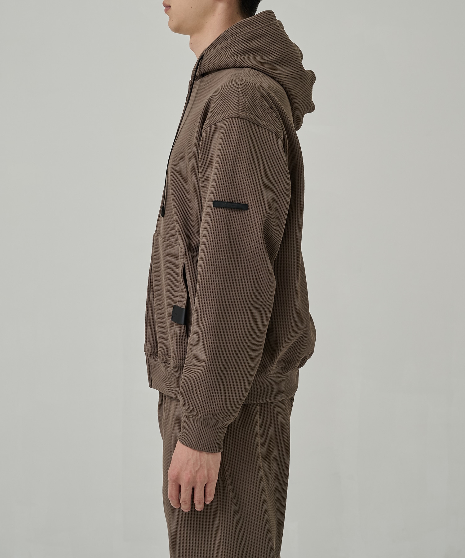 別注 WAFFLE ZIP UP HOODIE N.HOOLYWOOD
