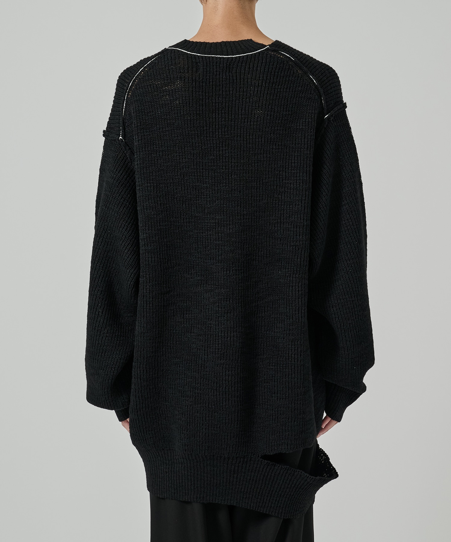 変形衿リブフラシ PO Yohji Yamamoto
