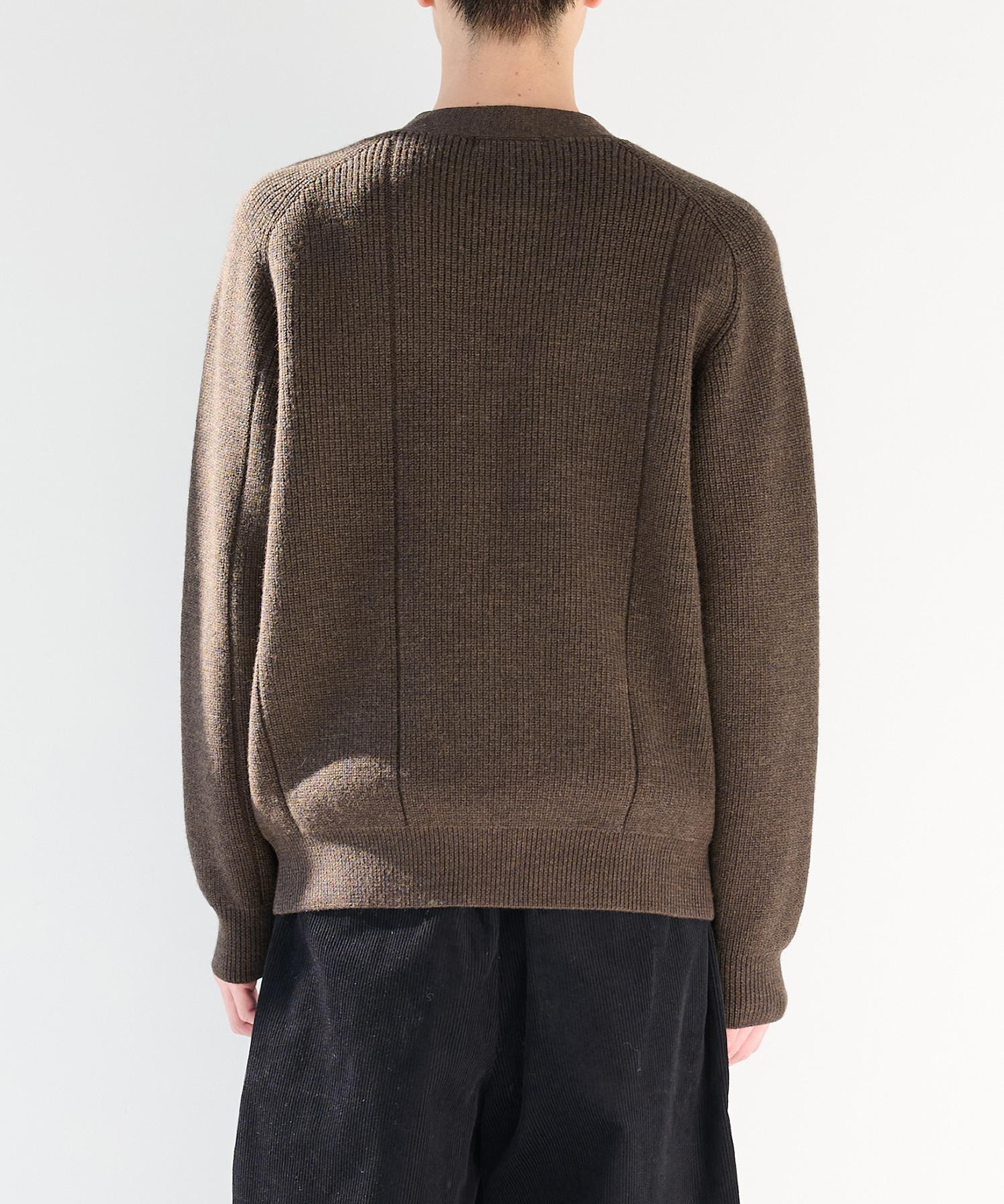 編地切替カーディガン WRAPINKNOT