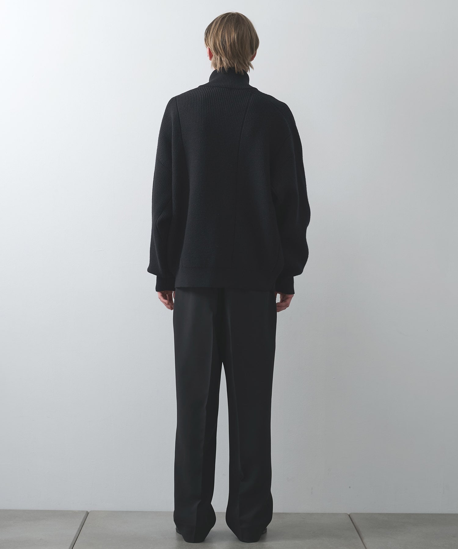 編地切替ドライバーズニット WRAPINKNOT