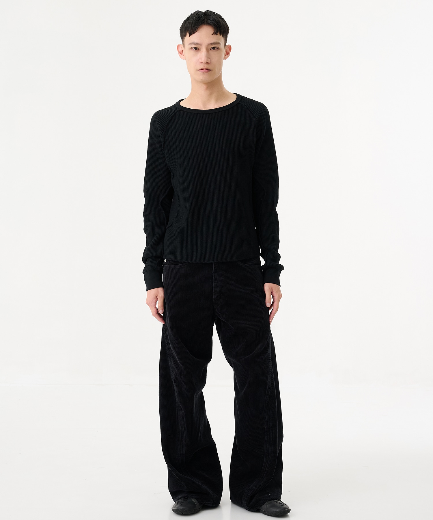 3D TWISTED WIDE LEG 5P PANTS NVRFRGT