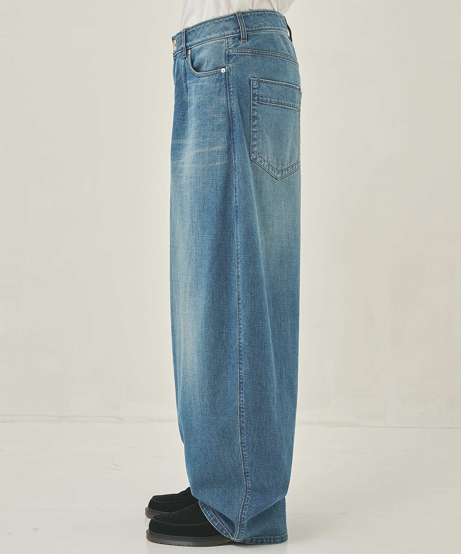 RERACS BARREL DENIM PANTS THE RERACS