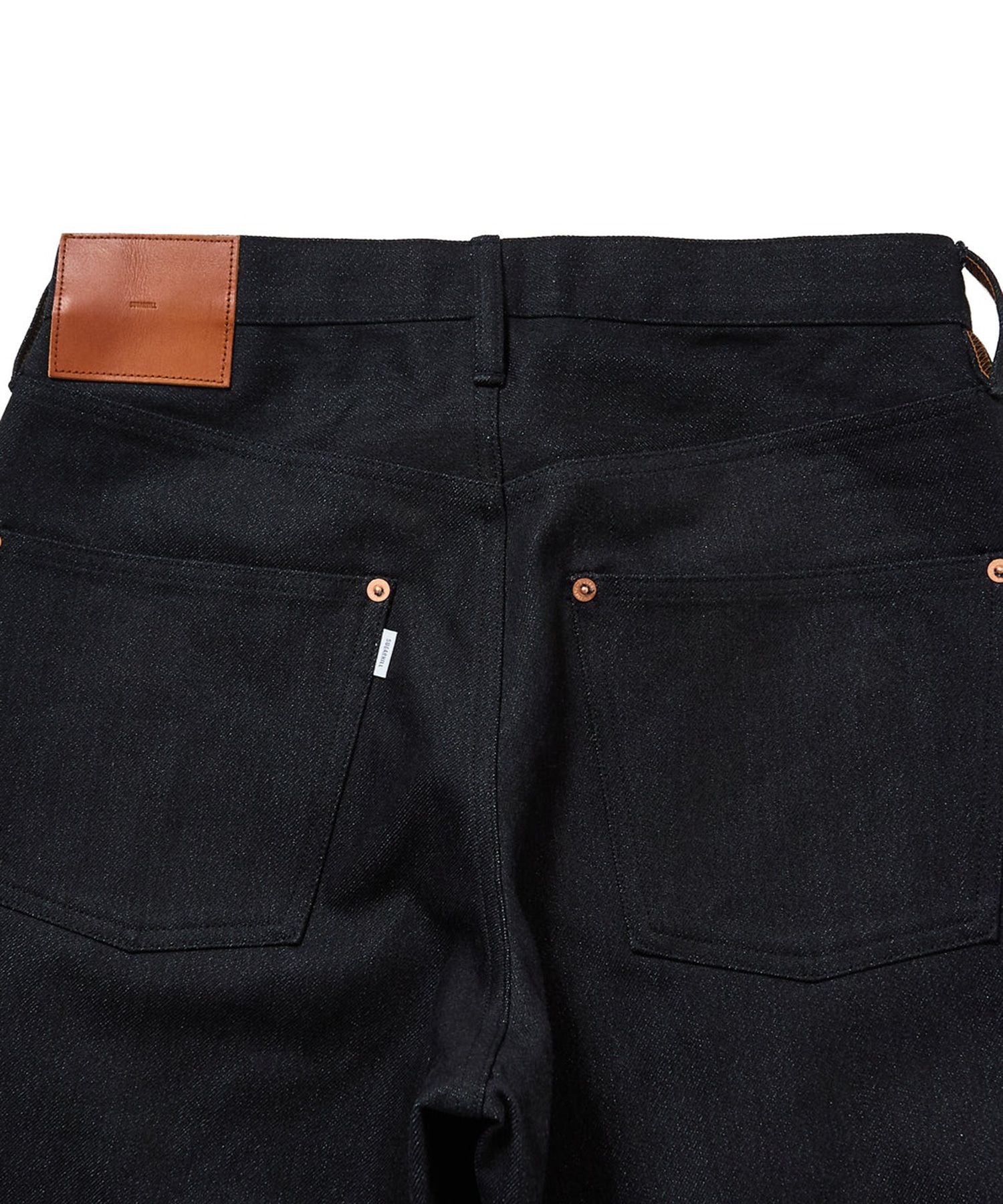 TWISTED HEATHER DENIM PANTS WIDE CUT SUGARHILL