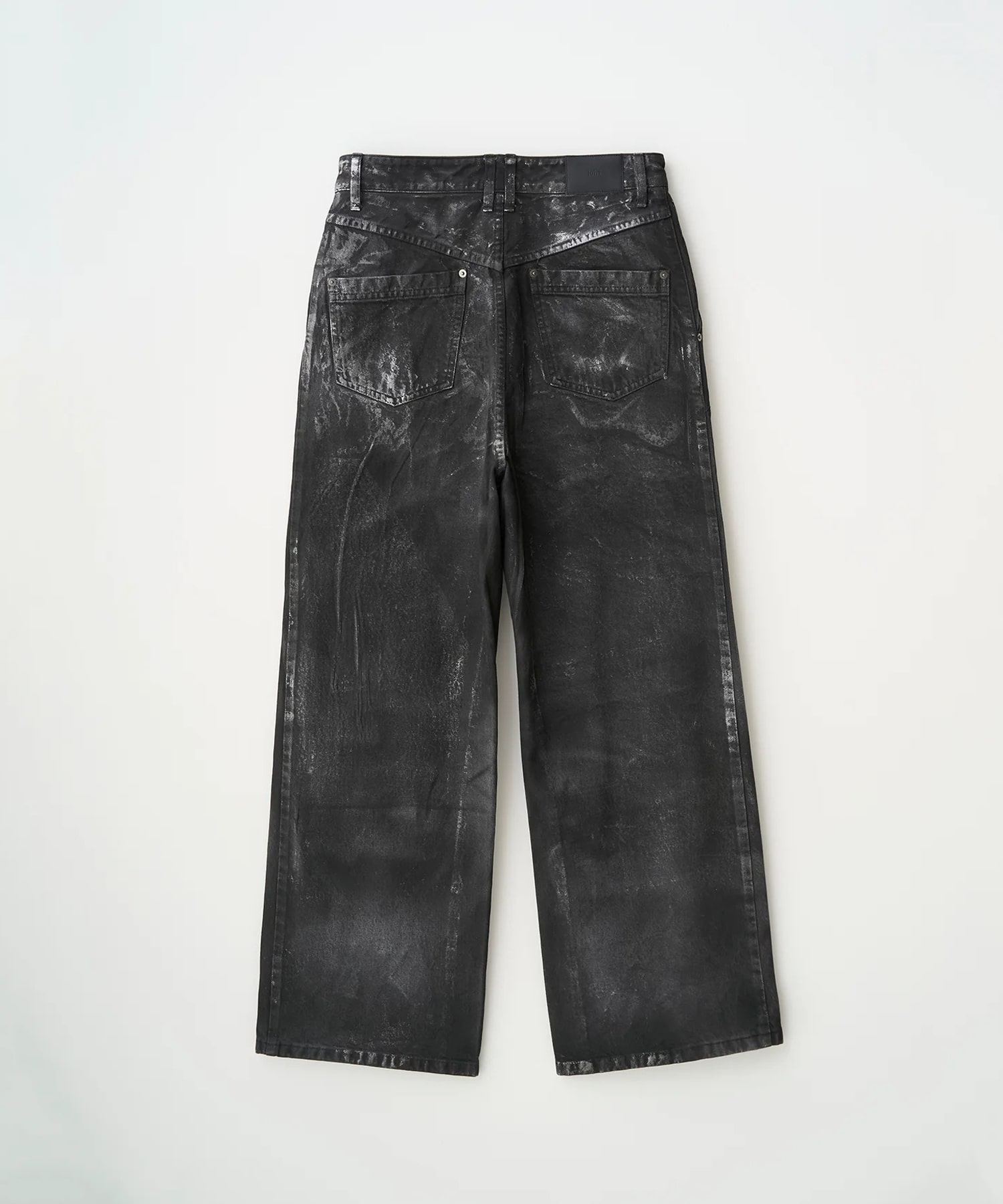 SILVER FOIL WIDE DENIM JUHA
