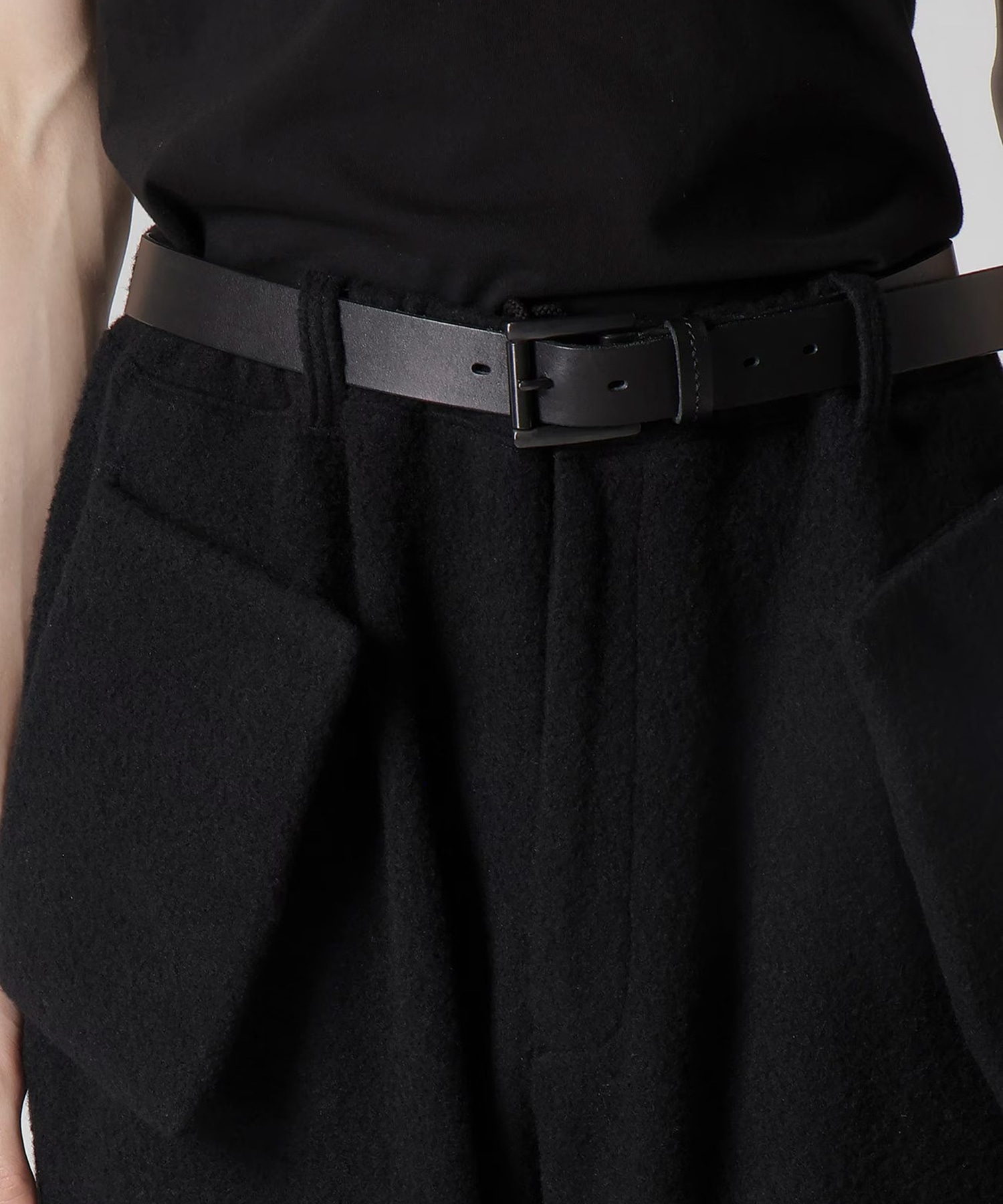 BOUCLE SINGLE JERSEY PADDED POCKET PANTS Yohji Yamamoto