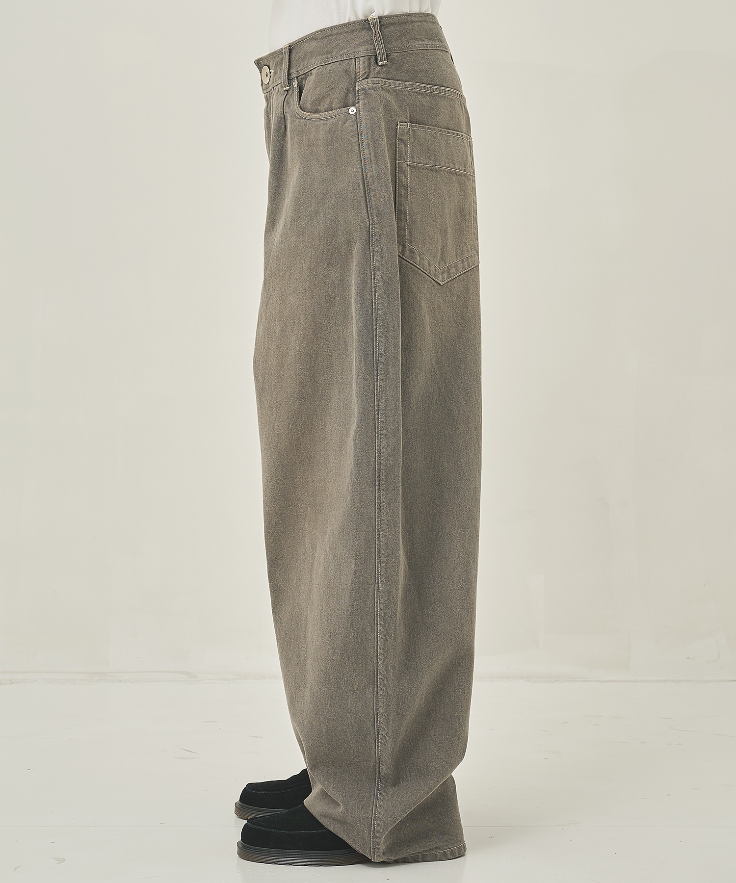 RERACS BARREL DENIM PANTS THE RERACS