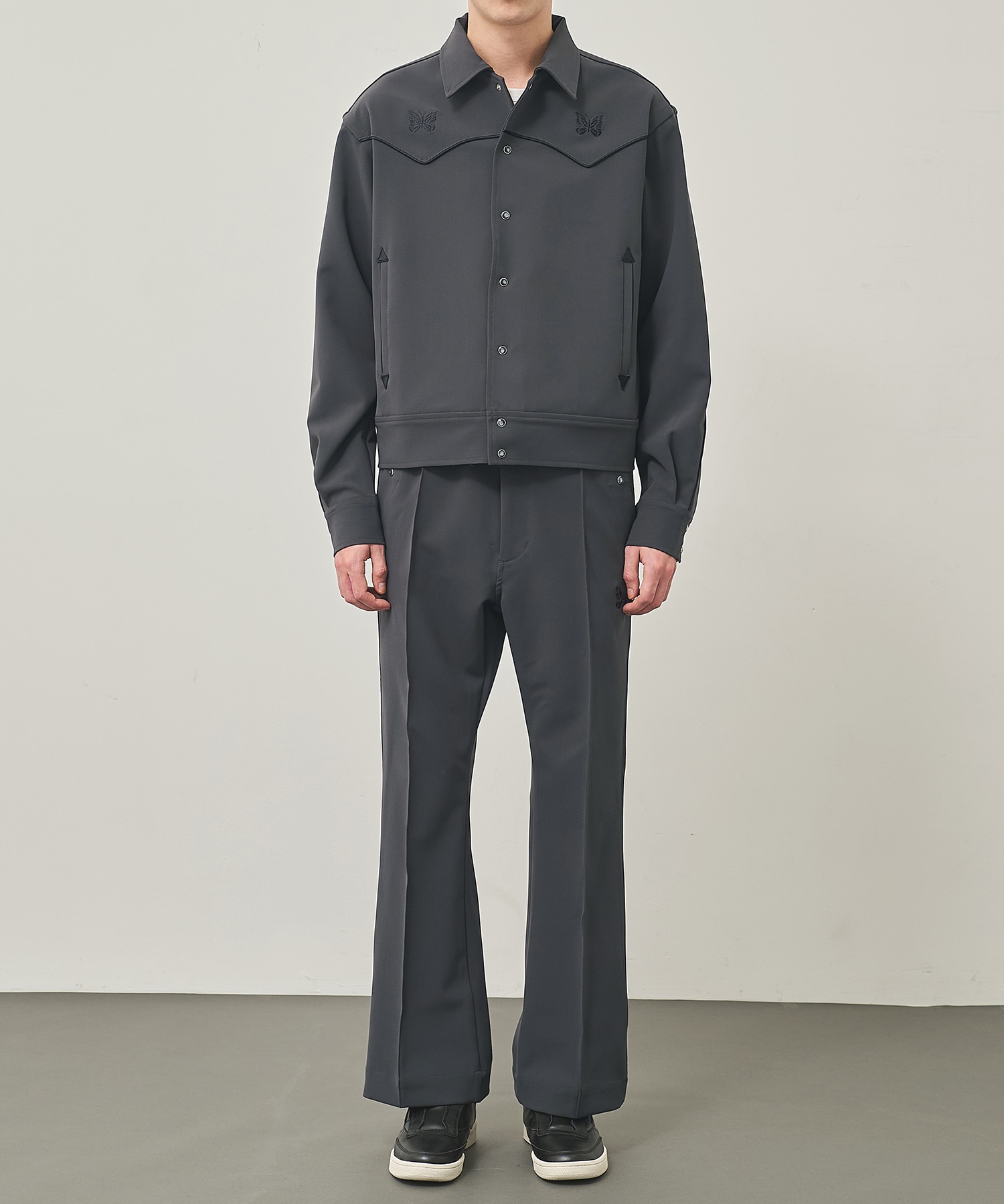 別注 Piping Cowboy Pant - Poly Double Cloth NEEDLES