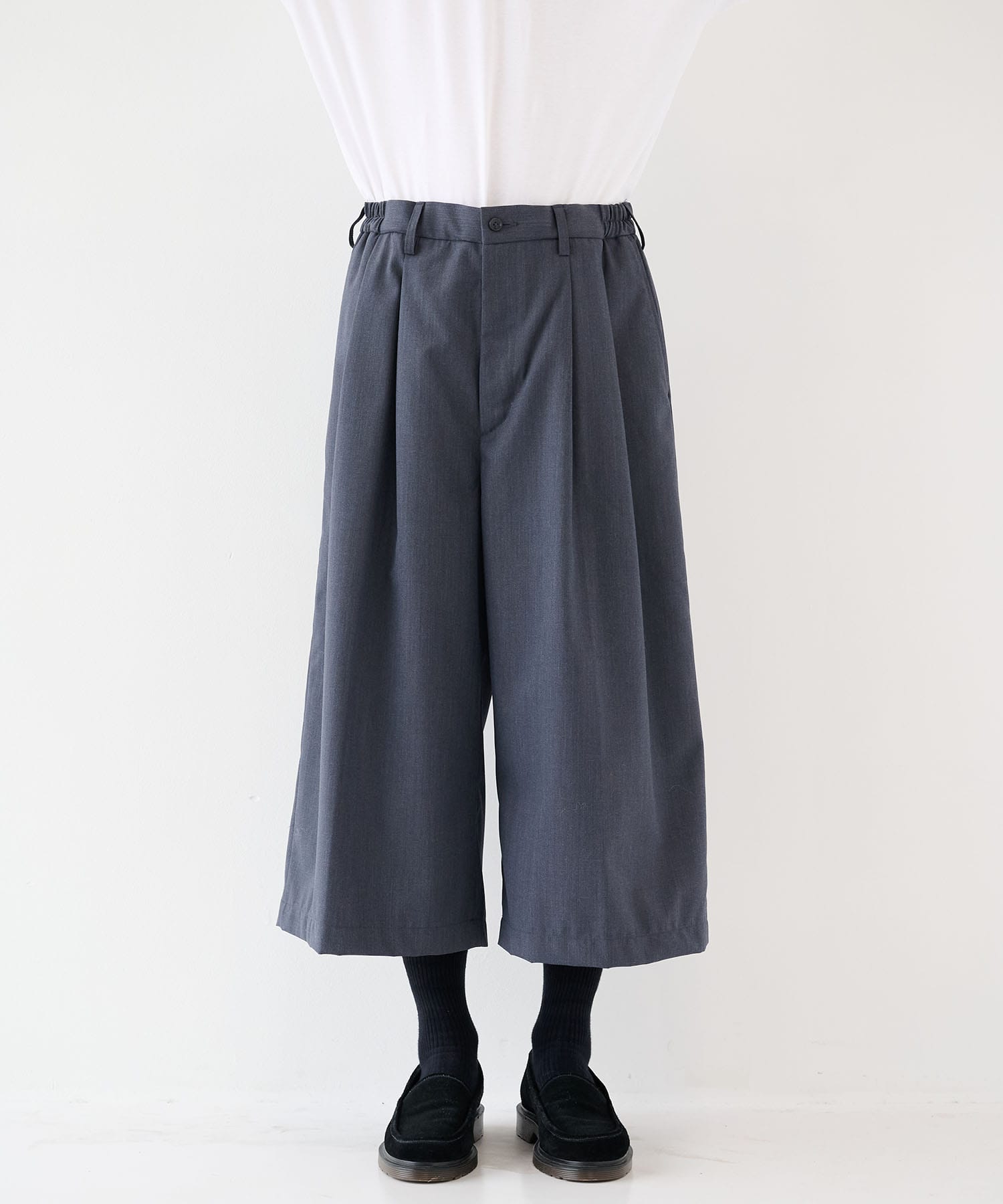 T/W Saxony Shin Cut Wide Easy Trousers COOTIE PRODUCTIONS