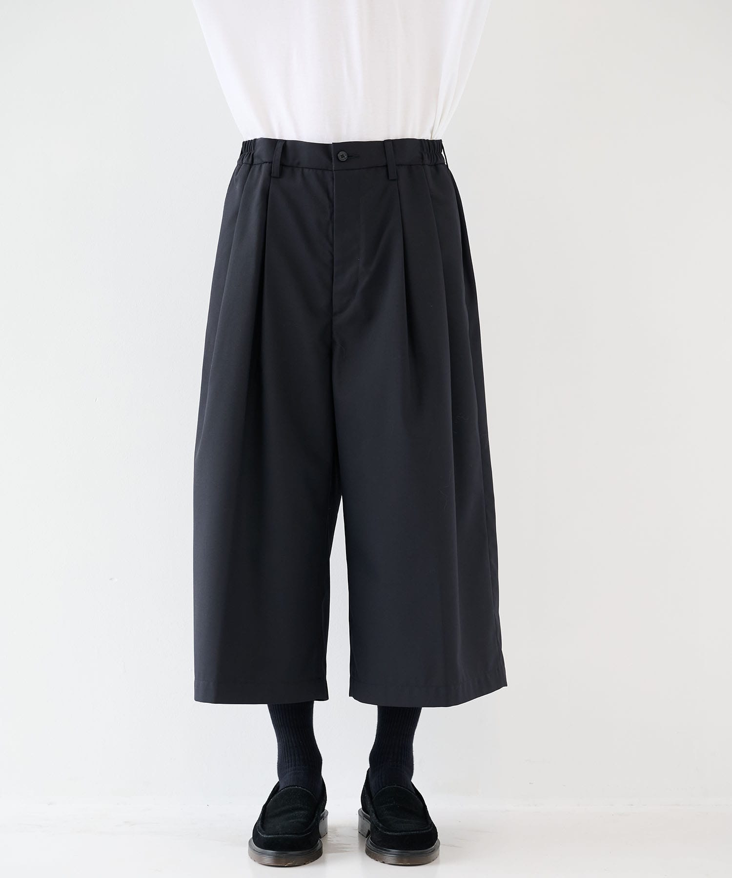 T/W Saxony Shin Cut Wide Easy Trousers COOTIE PRODUCTIONS
