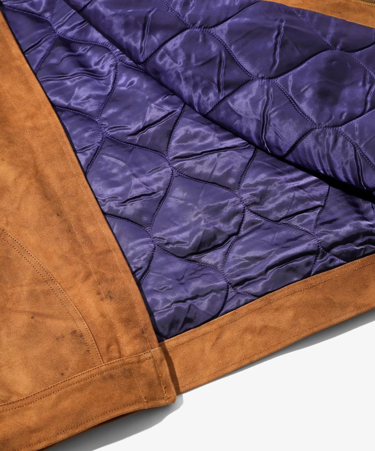 Zipped Work Jacket - Duck Canvas / Kakishibu Dye NEEDLES