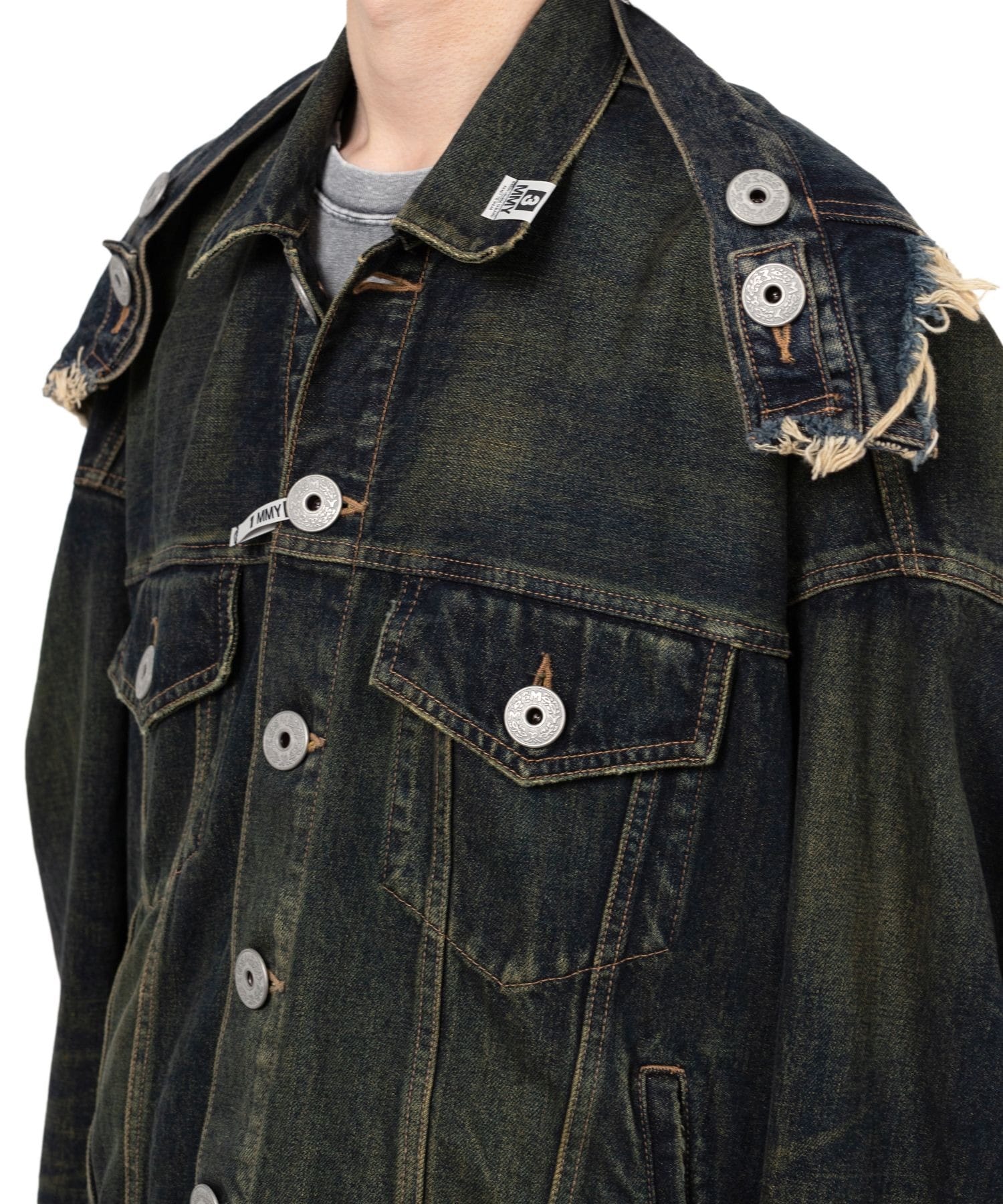 DECONSTRUCTED DENIM BLOUSON Maison MIHARA YASUHIRO