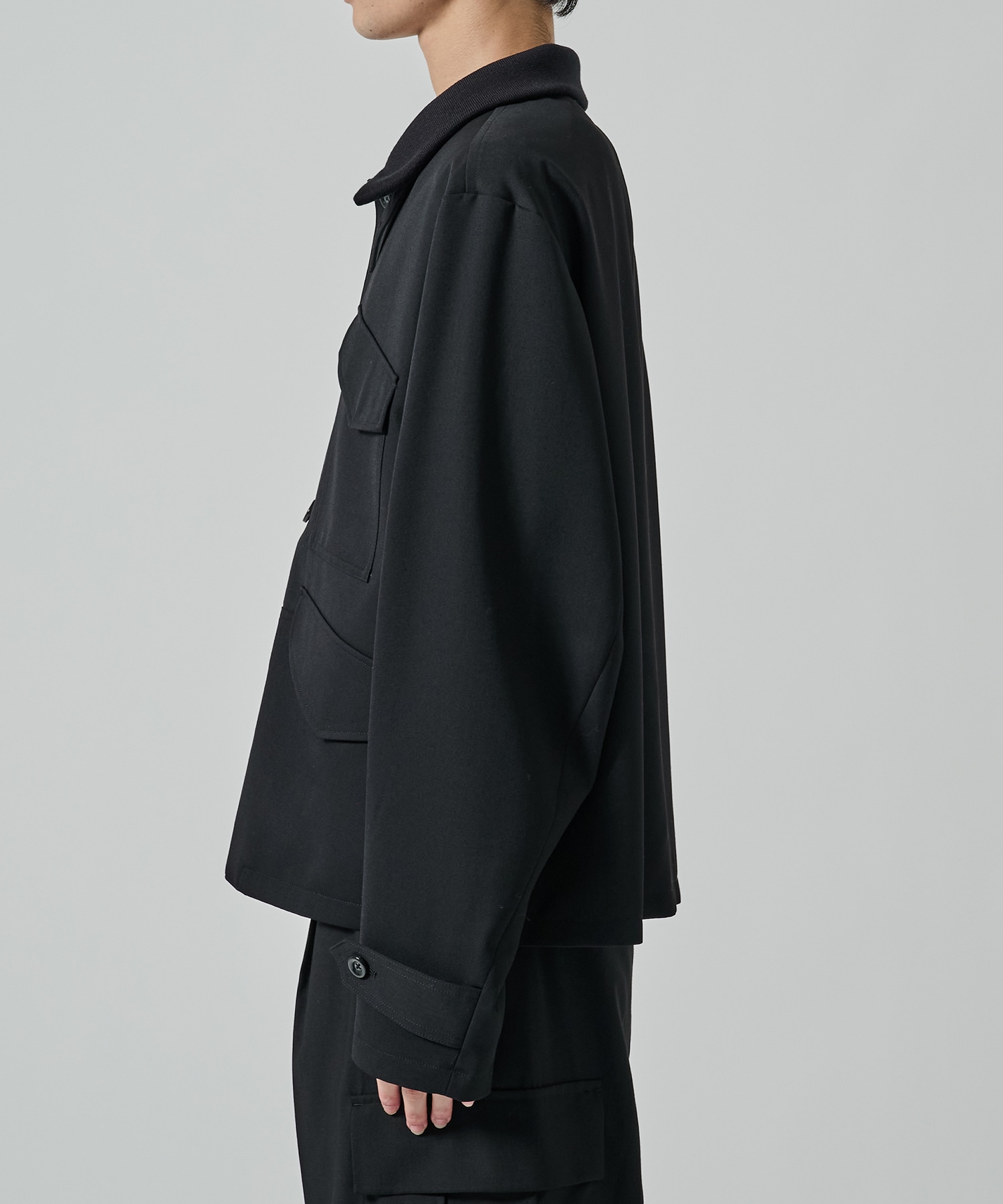 Rib Collar 4 Pockets Blouson UJOH HOMME