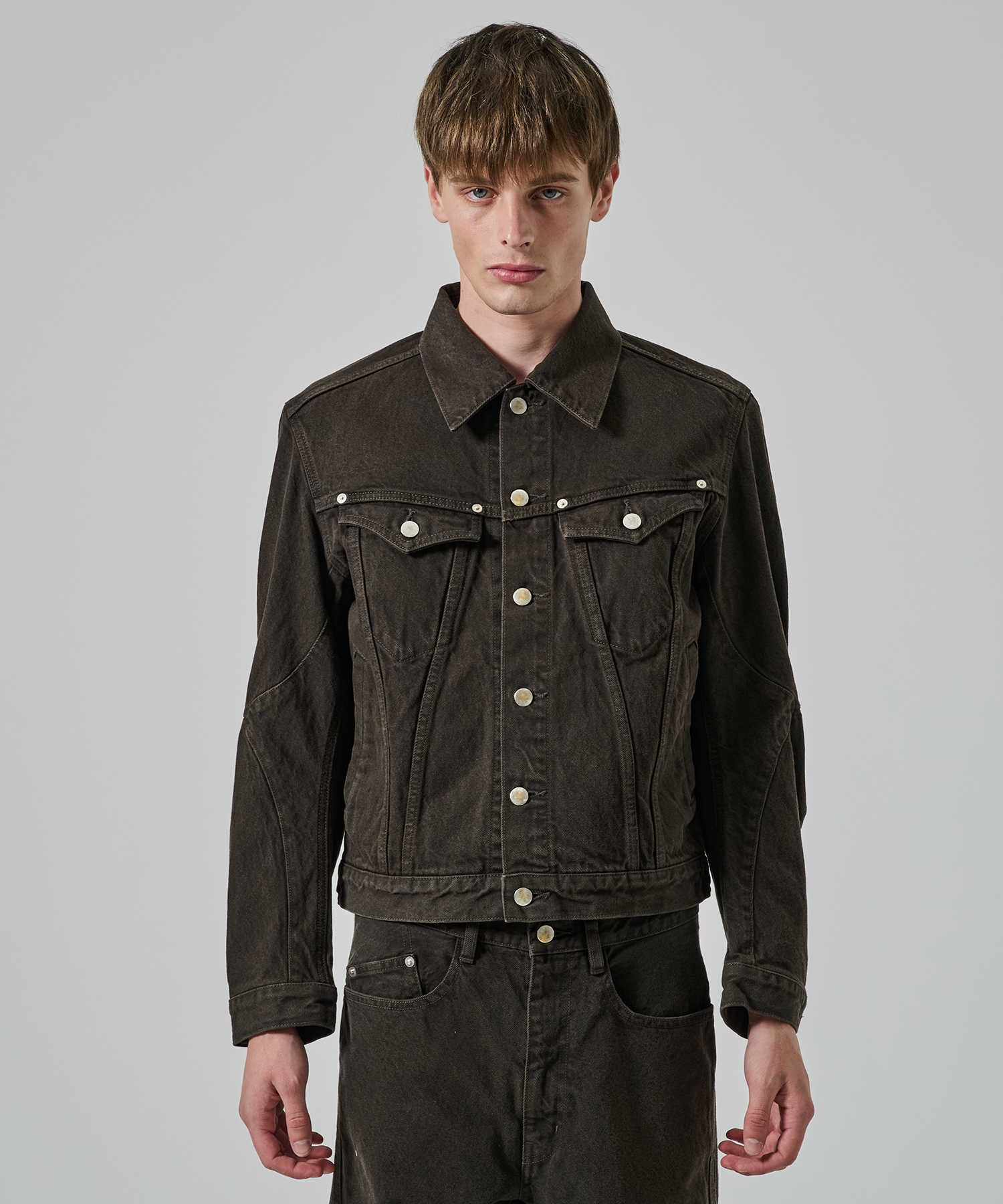 3D TRUCKER JACKET NVRFRGT