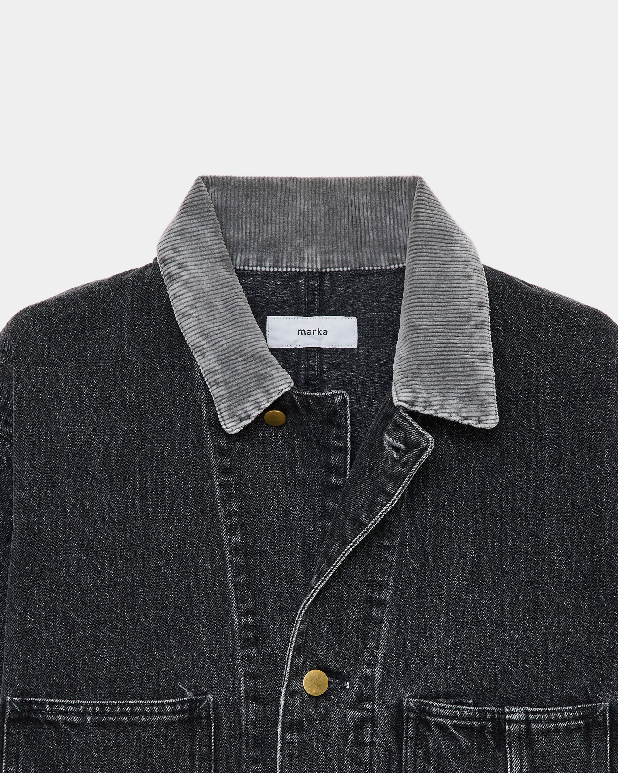 オーガニックコットン 13.5oz セルビッチデニム / カバーオールジャケット MARKAWARE/marka