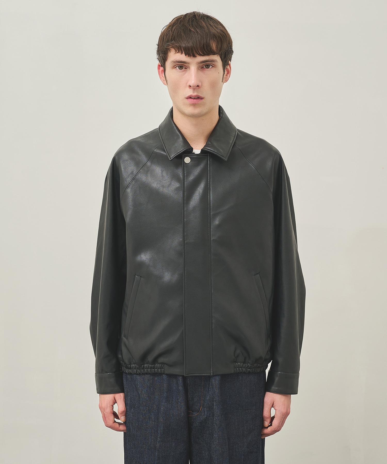 MODERN LEATHER BLOUSON STUDIOUS