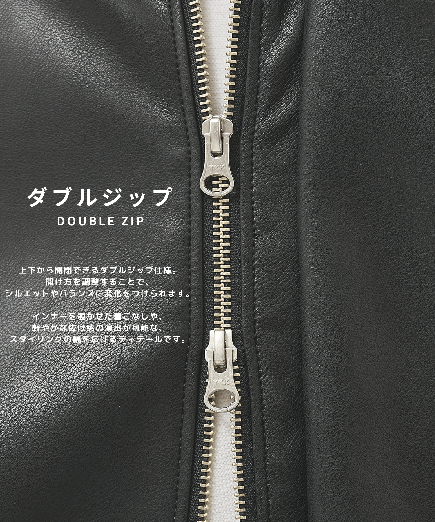 MODERN LEATHER BLOUSON STUDIOUS