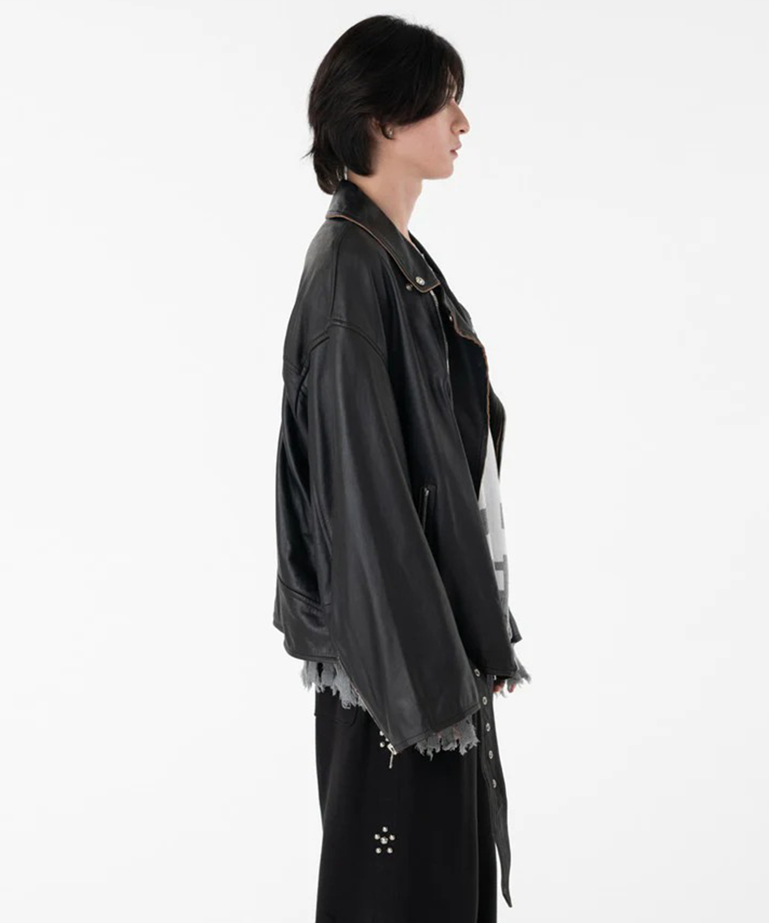 LEATHER W RIDERS BLOUSON DISCOVERED