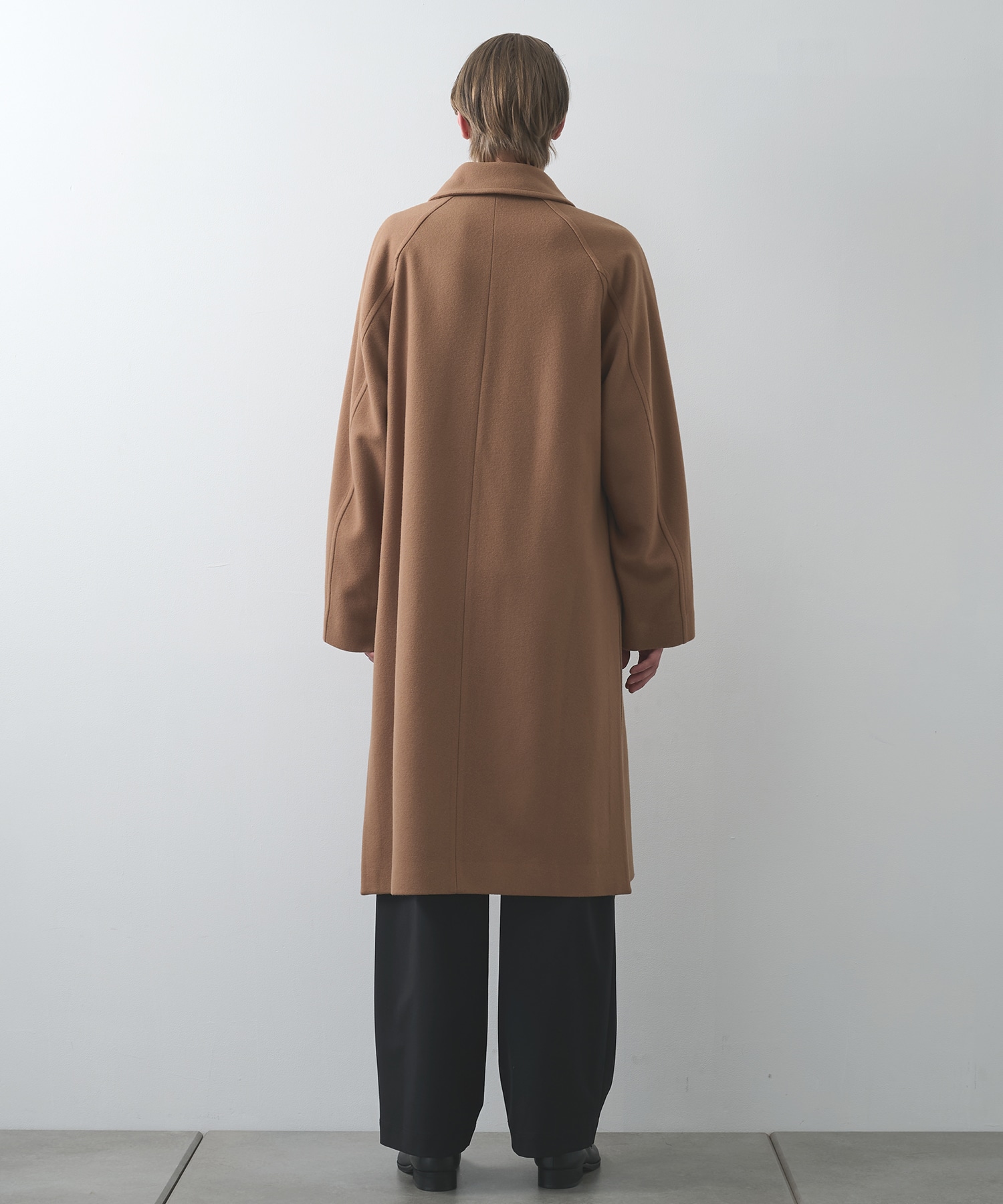 別注 Soutien Collar Tie Locken coat CULLNI