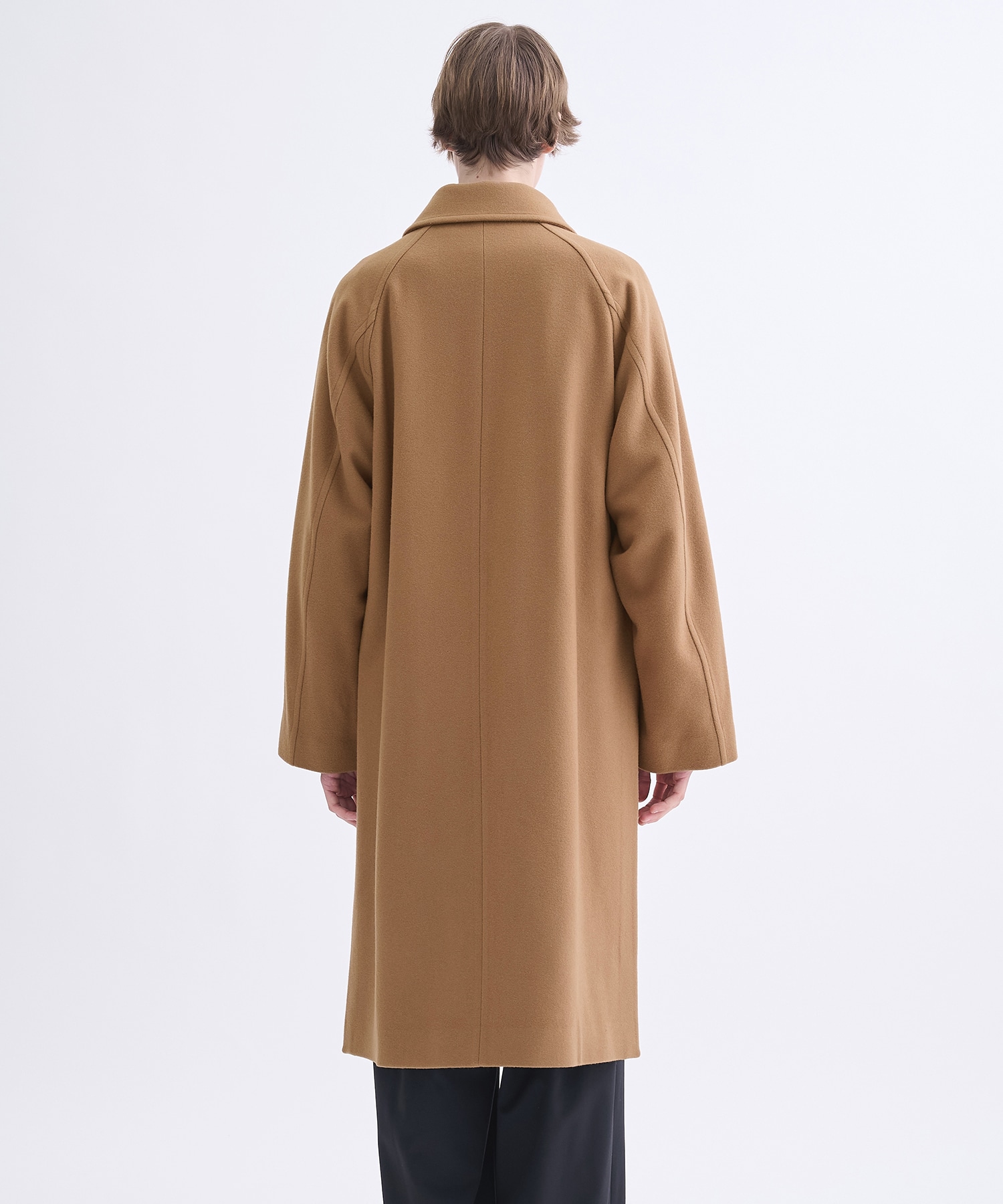 別注 Soutien Collar Tie Locken coat CULLNI