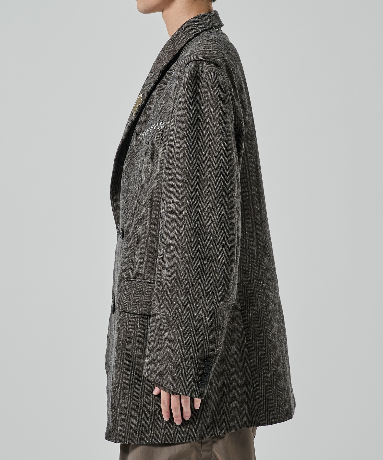 25WCM-J02105 TWEED JACKET kolor