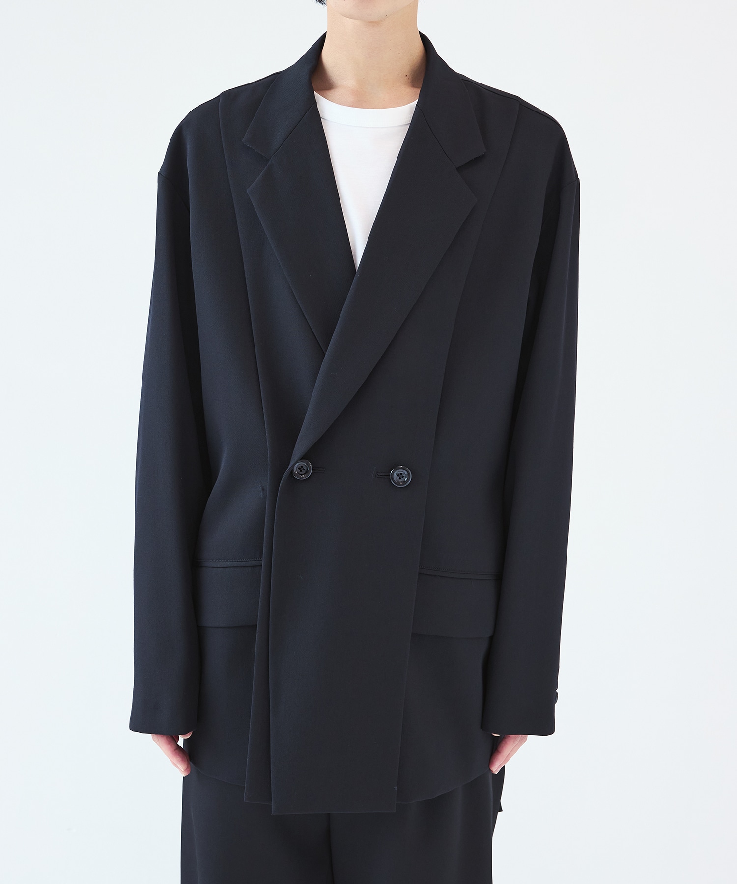 Cut Up Drop Shoulder JKT UJOH HOMME
