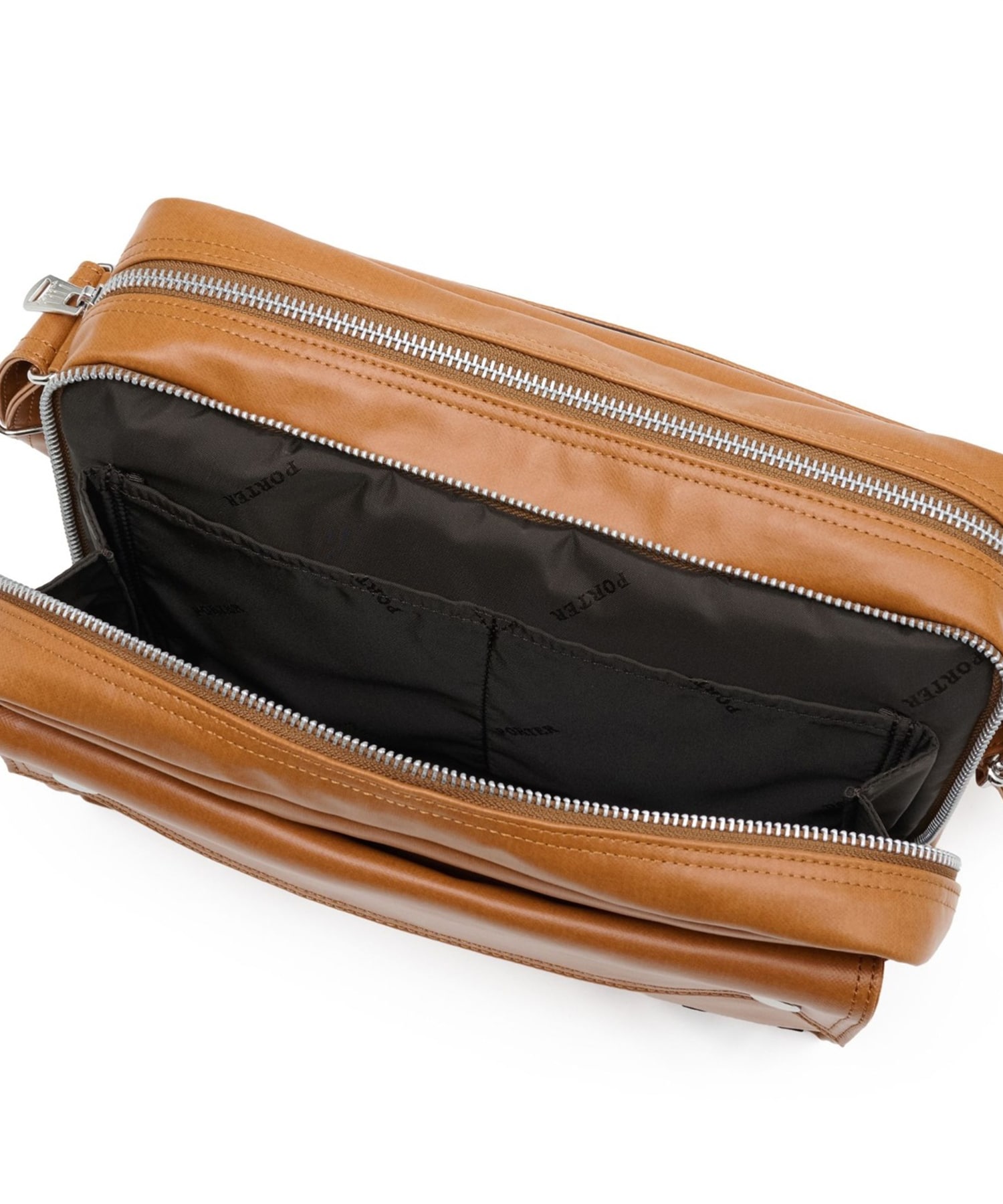 FREE STYLE SLING BAG DOUBLE ZIP PORTER